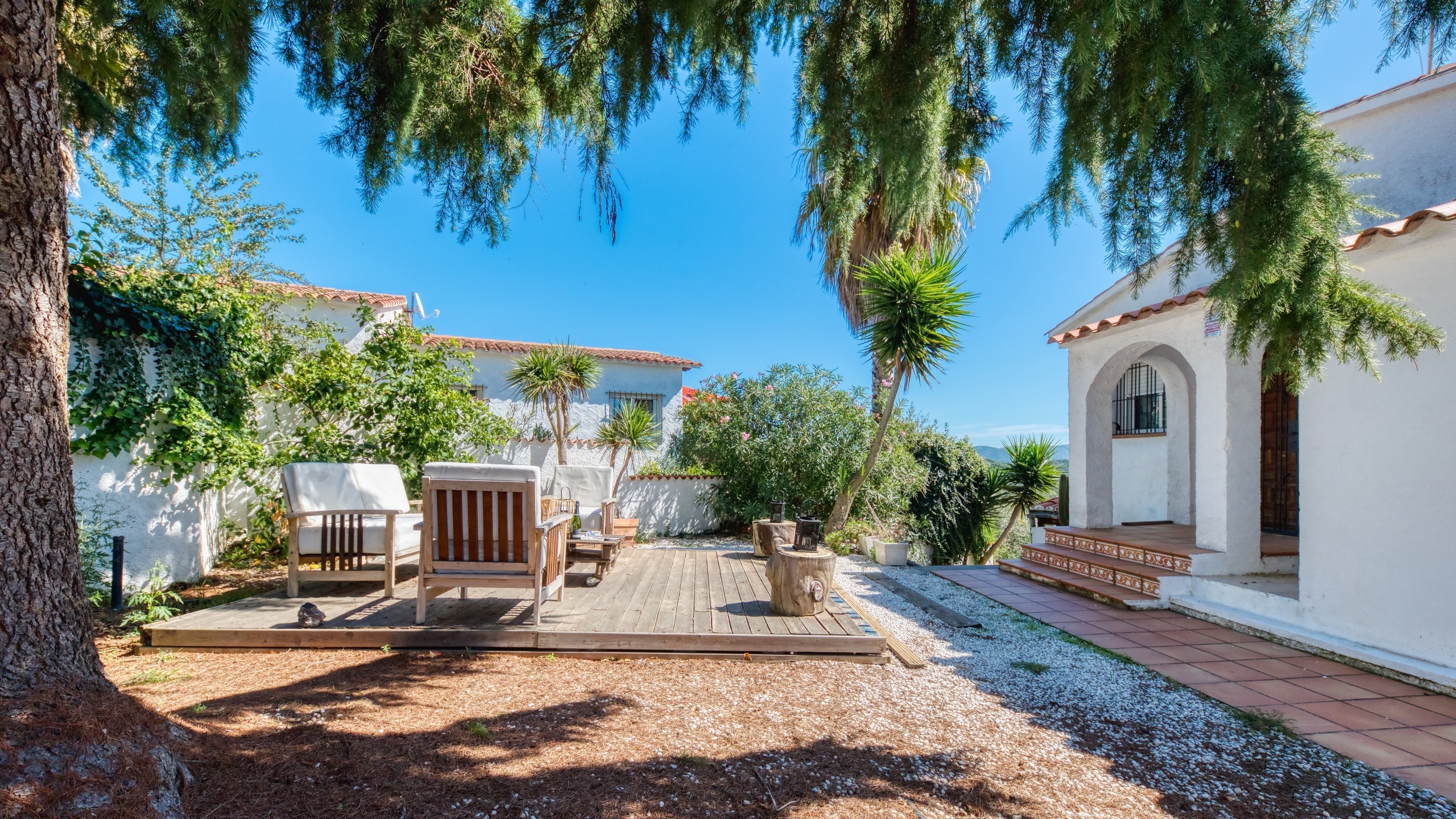 Ferienhäuser Costa Brava Spanien - Villa Sofia - Lounge-Bereich