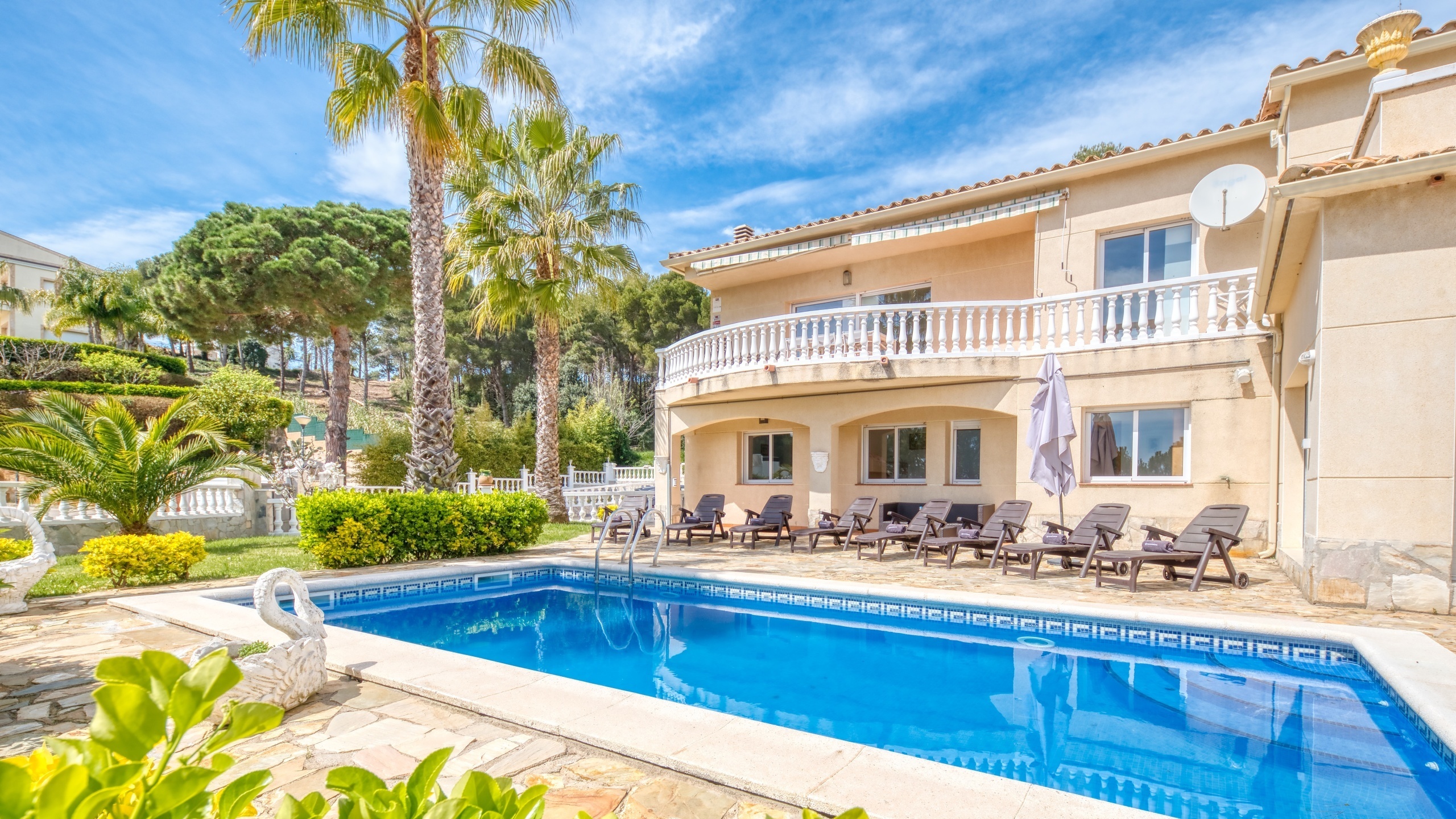 Ferienhäuser Costa Brava Spanien - Villa Estrella - Schwimmbad