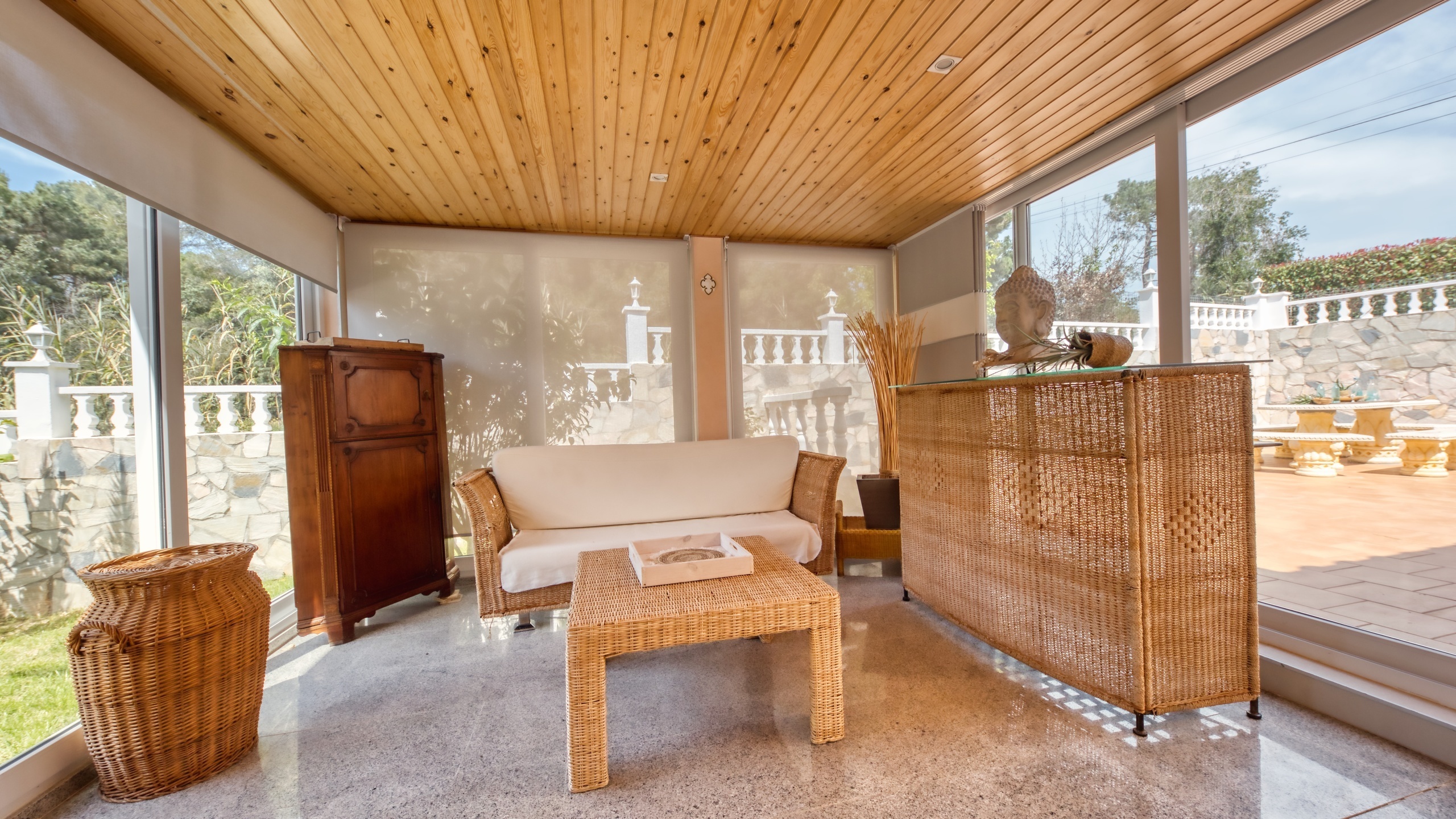 Ferienhäuser Costa Brava Spanien - Villa Estrella - Lounge-Bereich