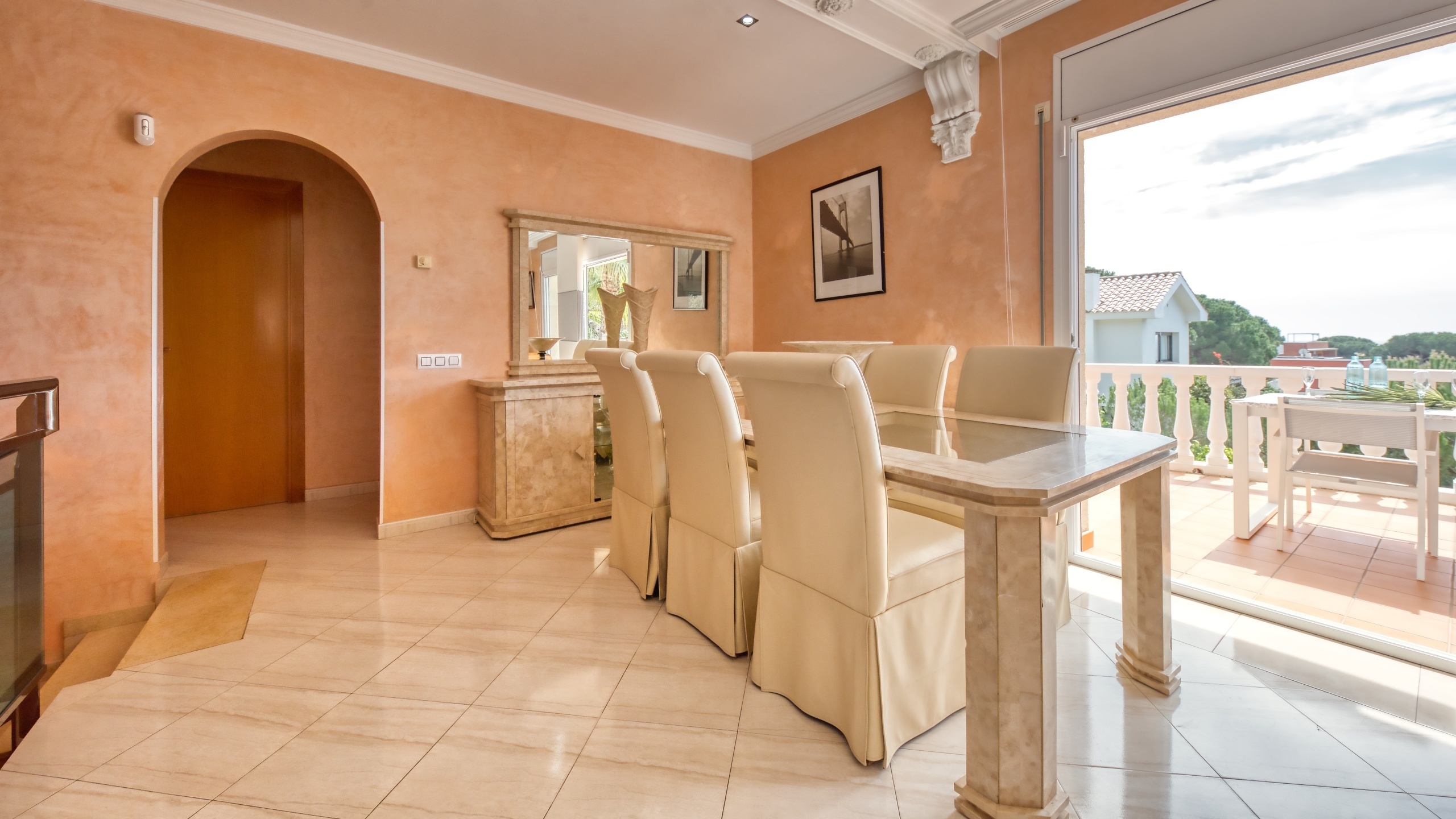 Ferienhäuser Costa Brava Spanien - Villa Estrella - Essecke