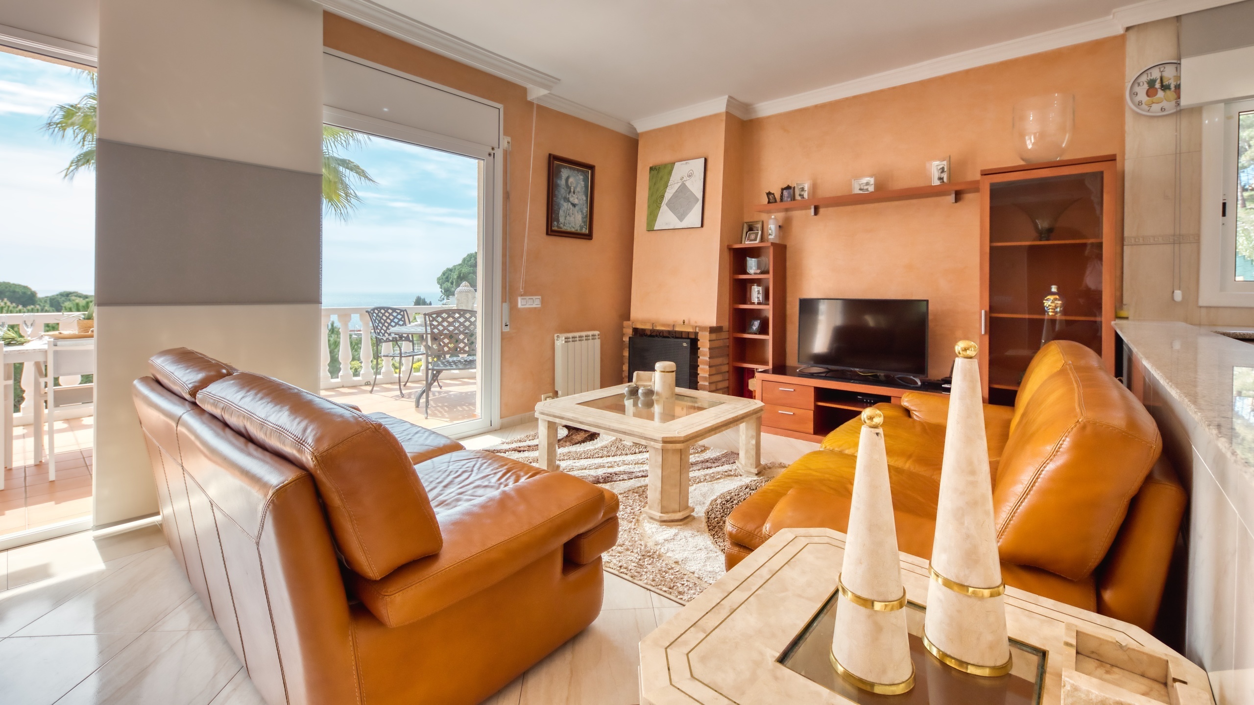 Ferienhäuser Costa Brava Spanien - Villa Estrella - Wohnbereich