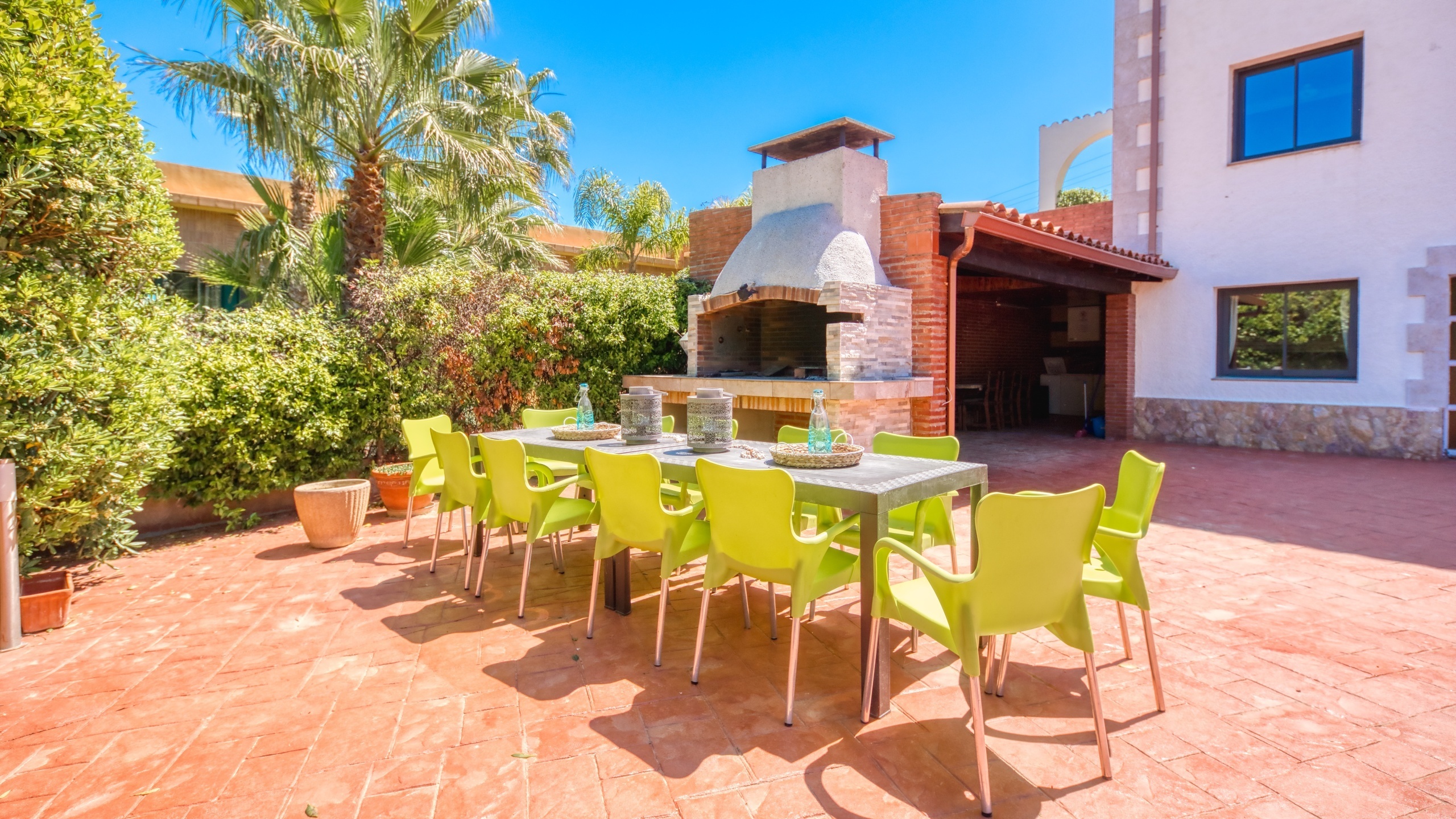 Ferienhäuser Costa Brava Spanien - Villa Jaruco - Grillplatz