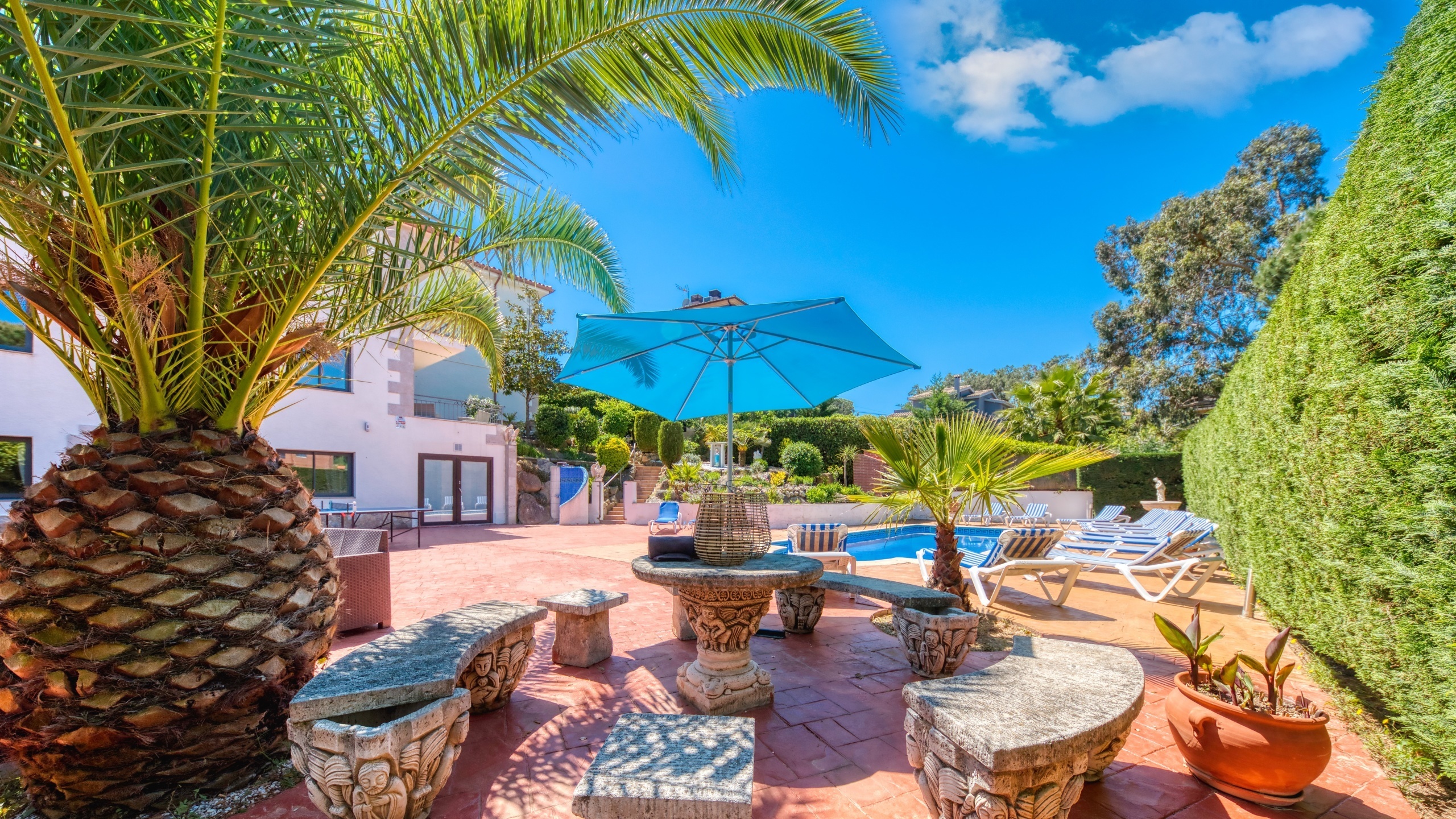 Ferienhäuser Costa Brava Spanien - Villa Jaruco - Lounge-Bereich