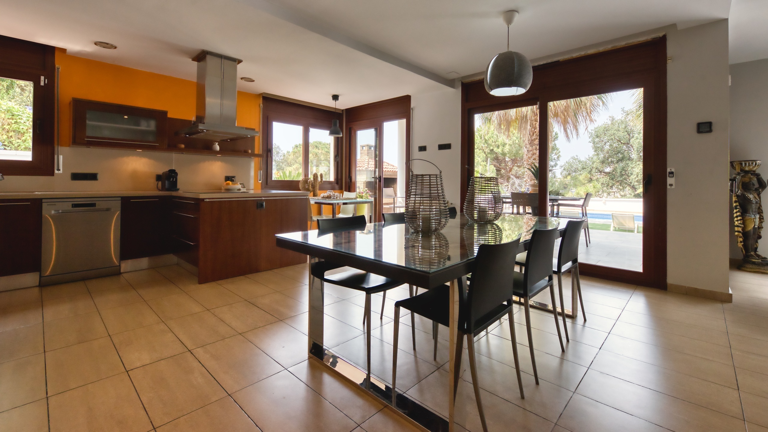 Ferienhäuser Costa Brava Spanien - Villa Marcella - Essecke