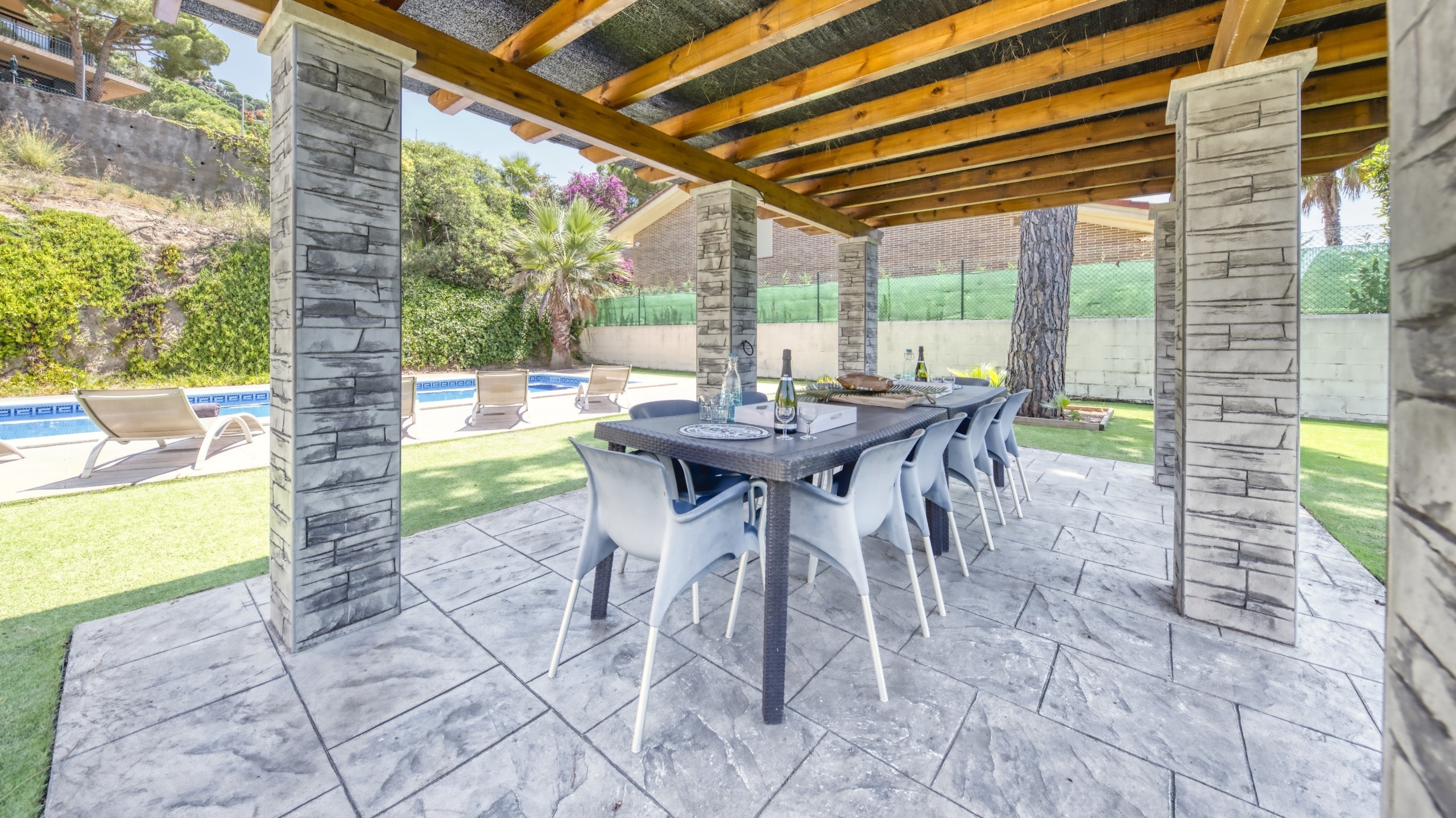 Ferienhäuser Costa Brava Spanien - Villa Paris - Lounge-Bereich