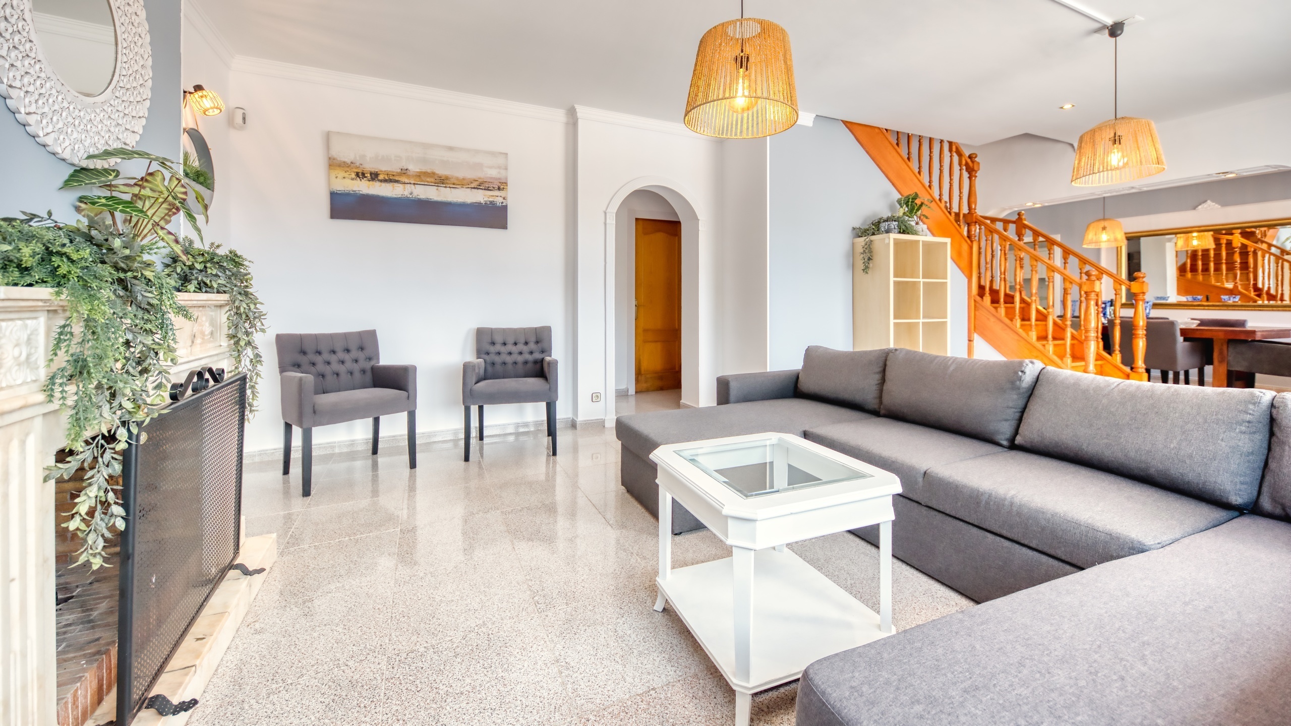 Ferienhäuser Costa Brava Spanien - Villa Paris - Wohnbereich