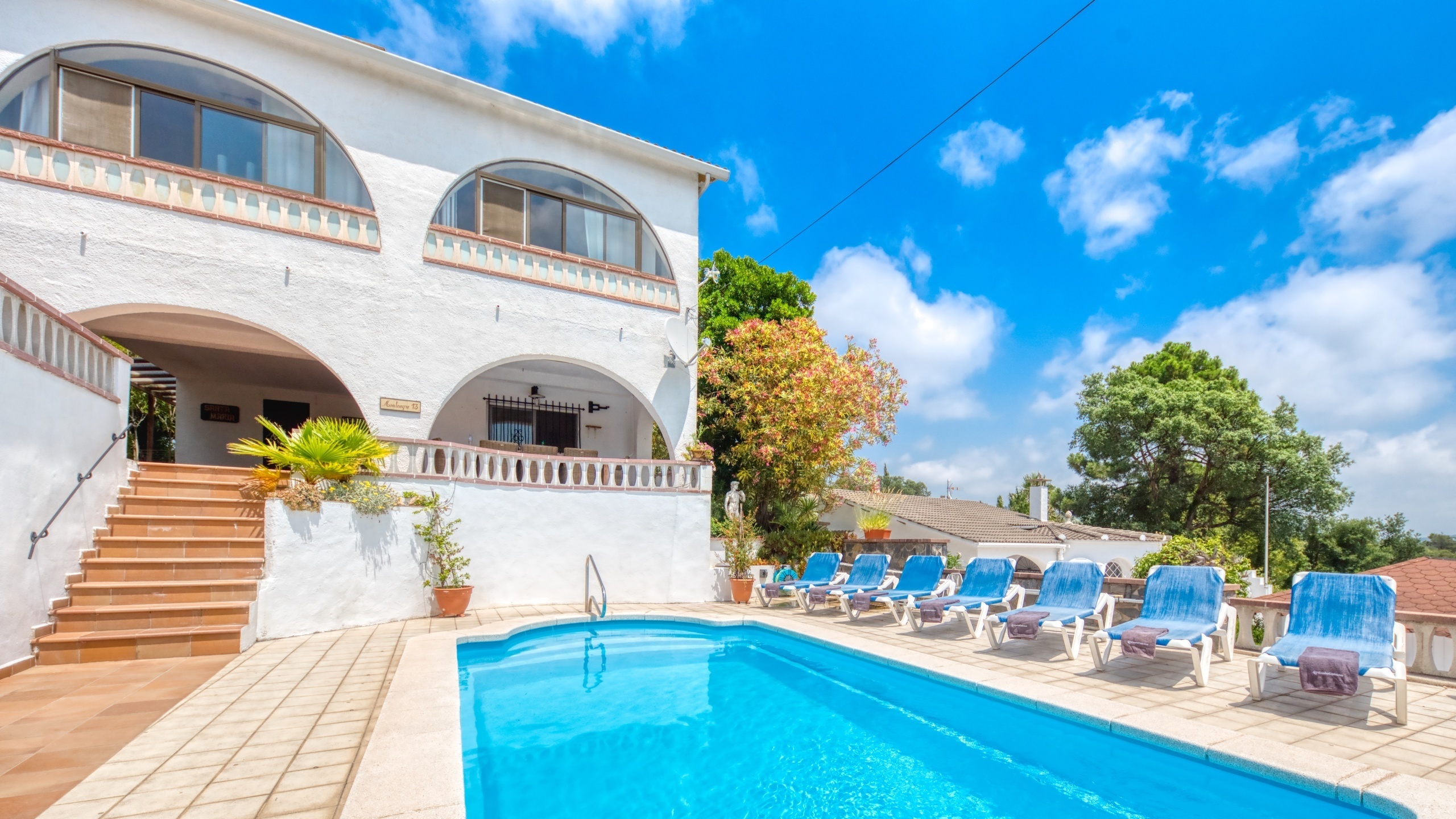 Ferienhäuser Costa Brava Spanien - Villa Santa Maria - Villa außen