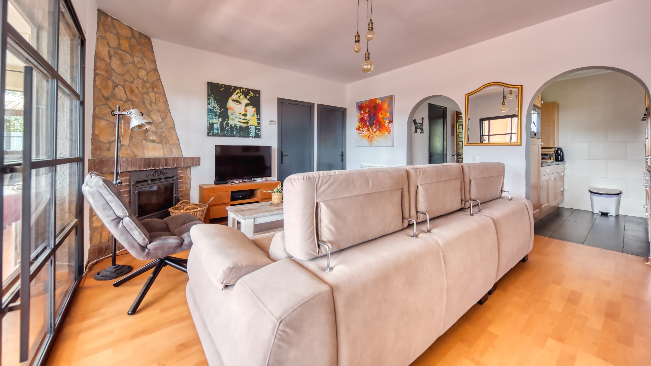 Ferienhäuser Costa Brava Spanien - Villa Santa Maria - Wohnbereich