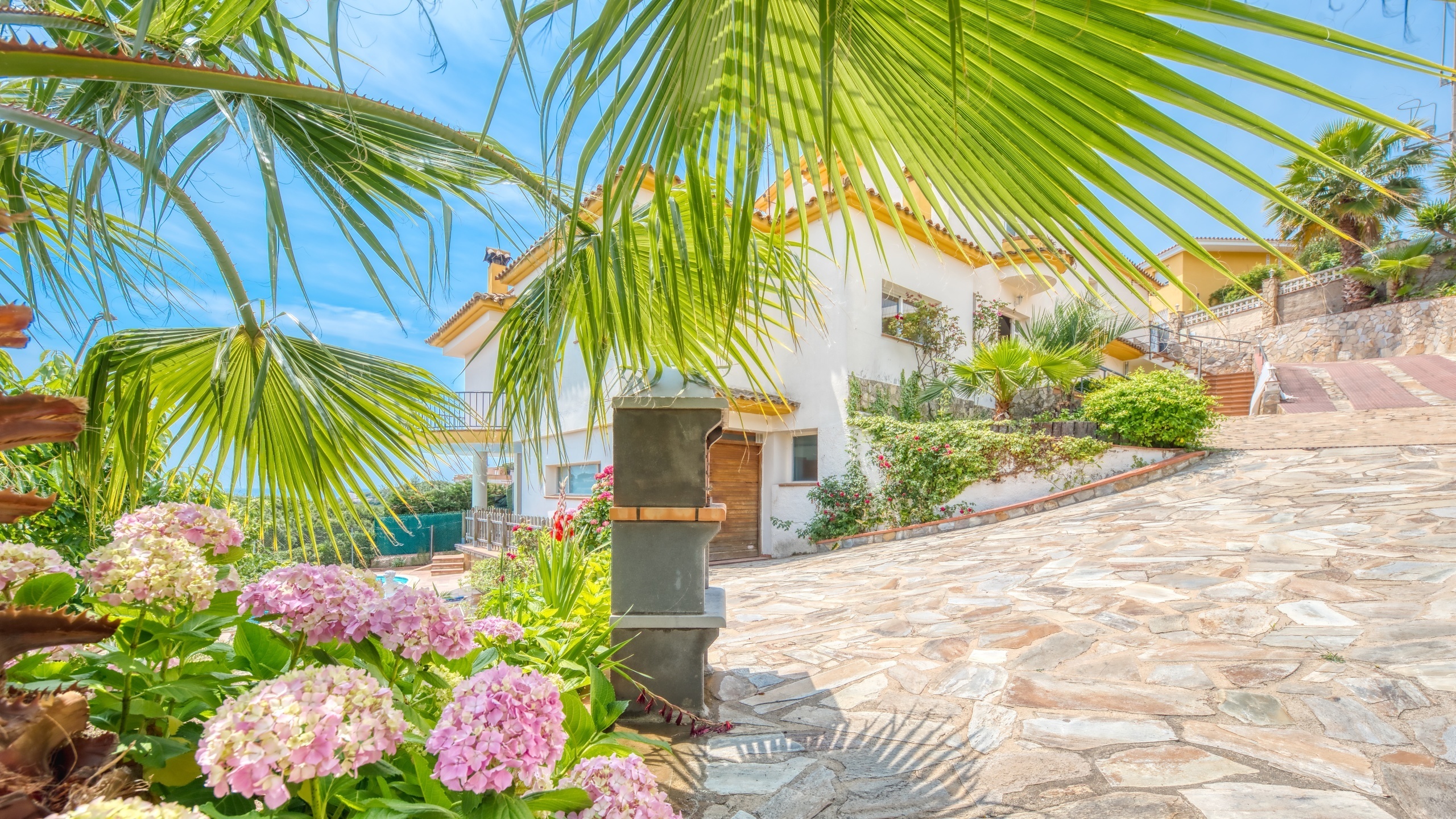 Ferienhäuser Costa Brava Spanien - Villa Valentina - Grillplatz