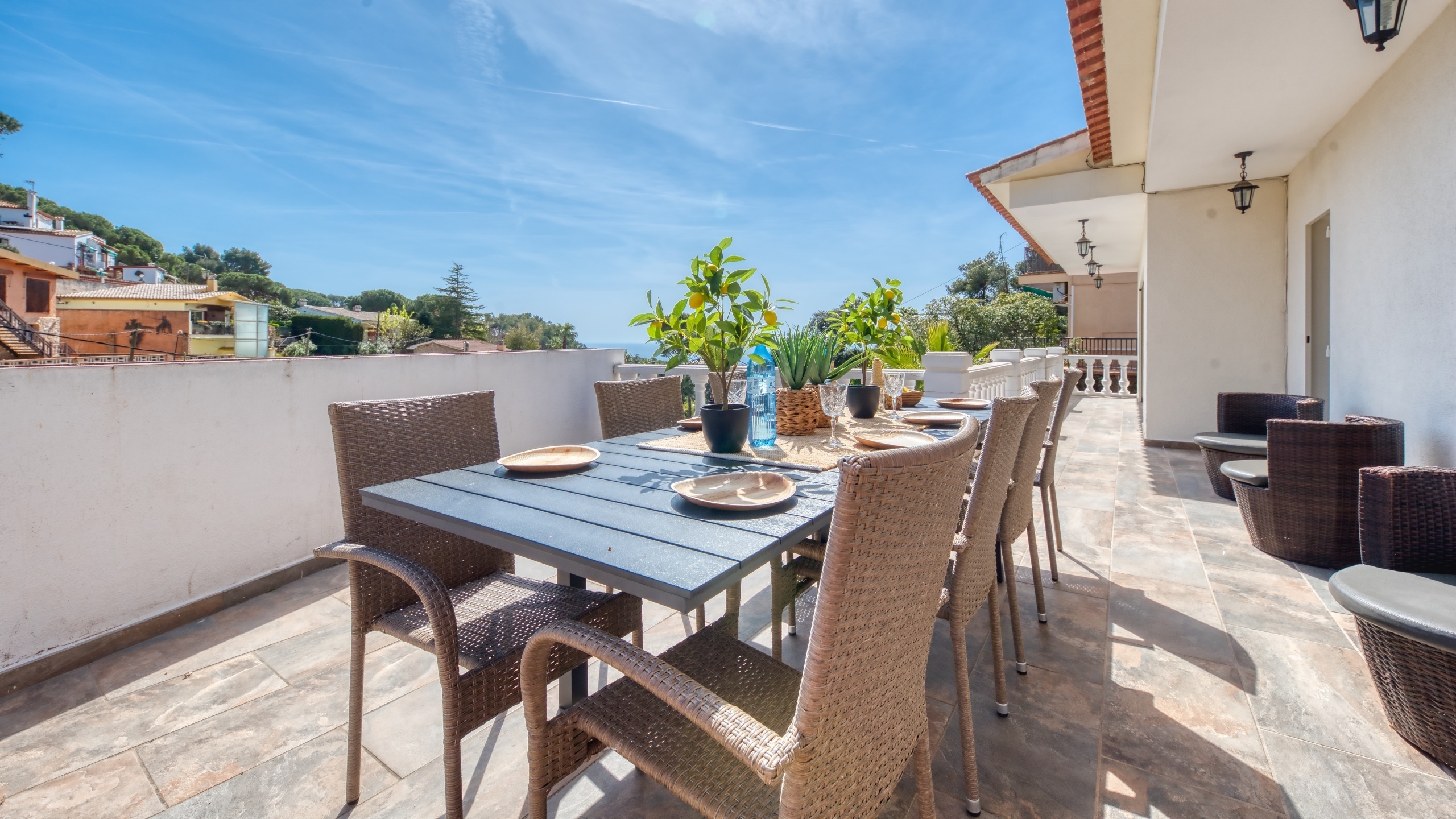 Ferienhäuser Costa Brava Spanien - Villa Donna - Terrasse