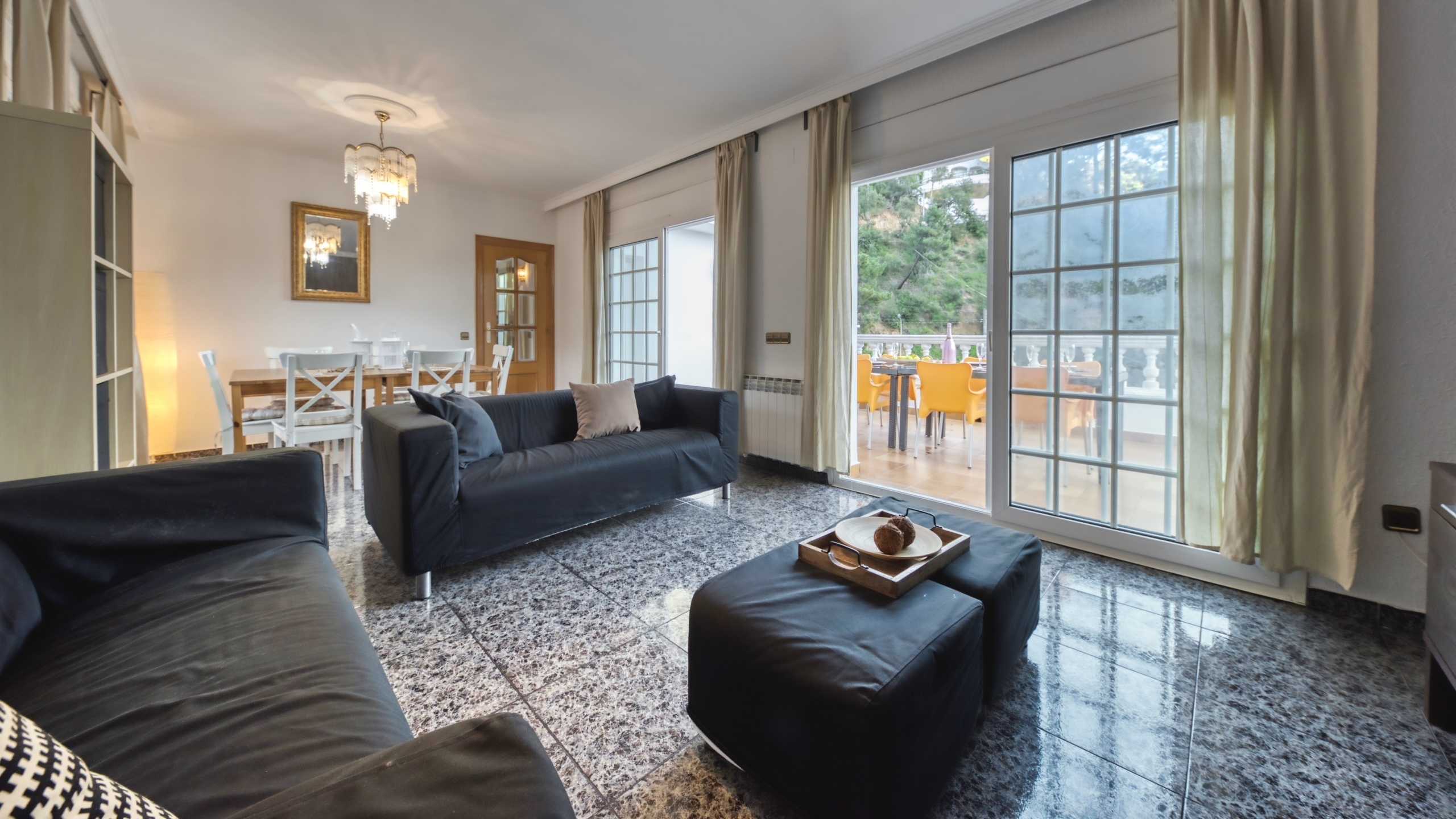 Ferienhäuser Costa Brava Spanien - Villa Rosa - Wohnbereich