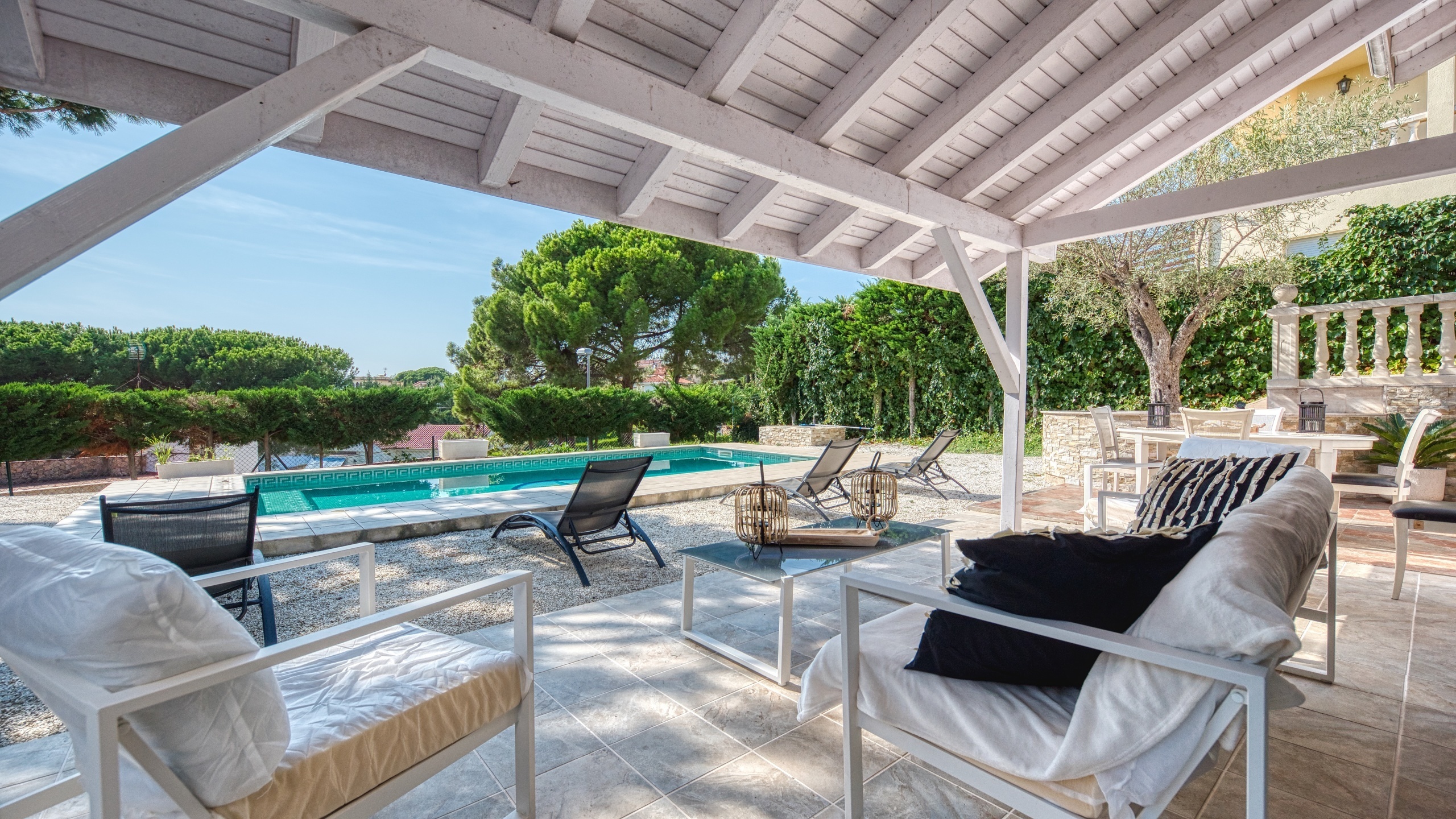 Ferienhäuser Costa Brava Spanien - Villa PrimaDonna - Lounge-Bereich
