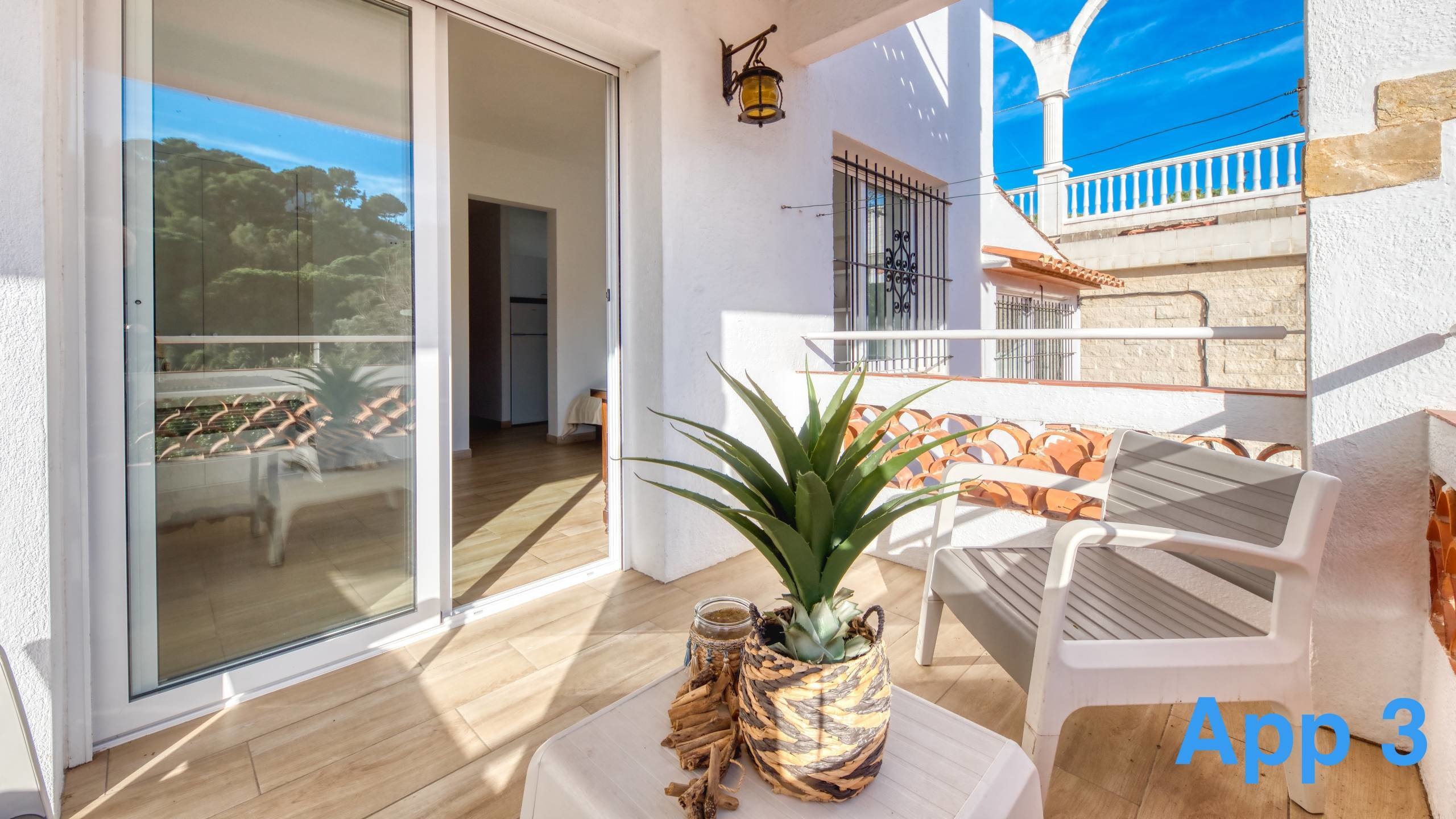 Ferienhäuser Costa Brava Spanien - Villa Pilar - Terrasse