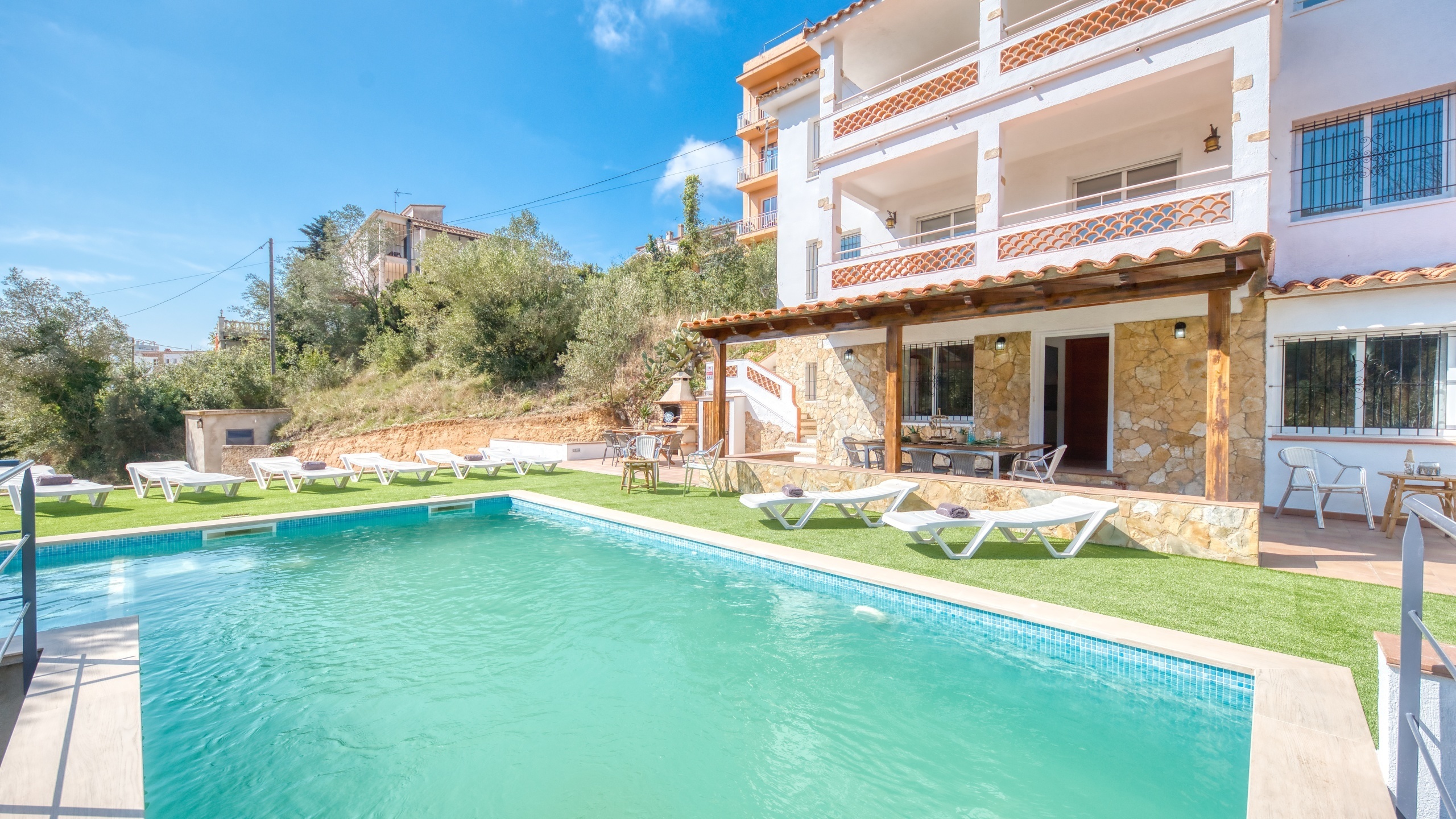 Ferienhäuser Costa Brava Spanien - Villa Pilar - Schwimmbad