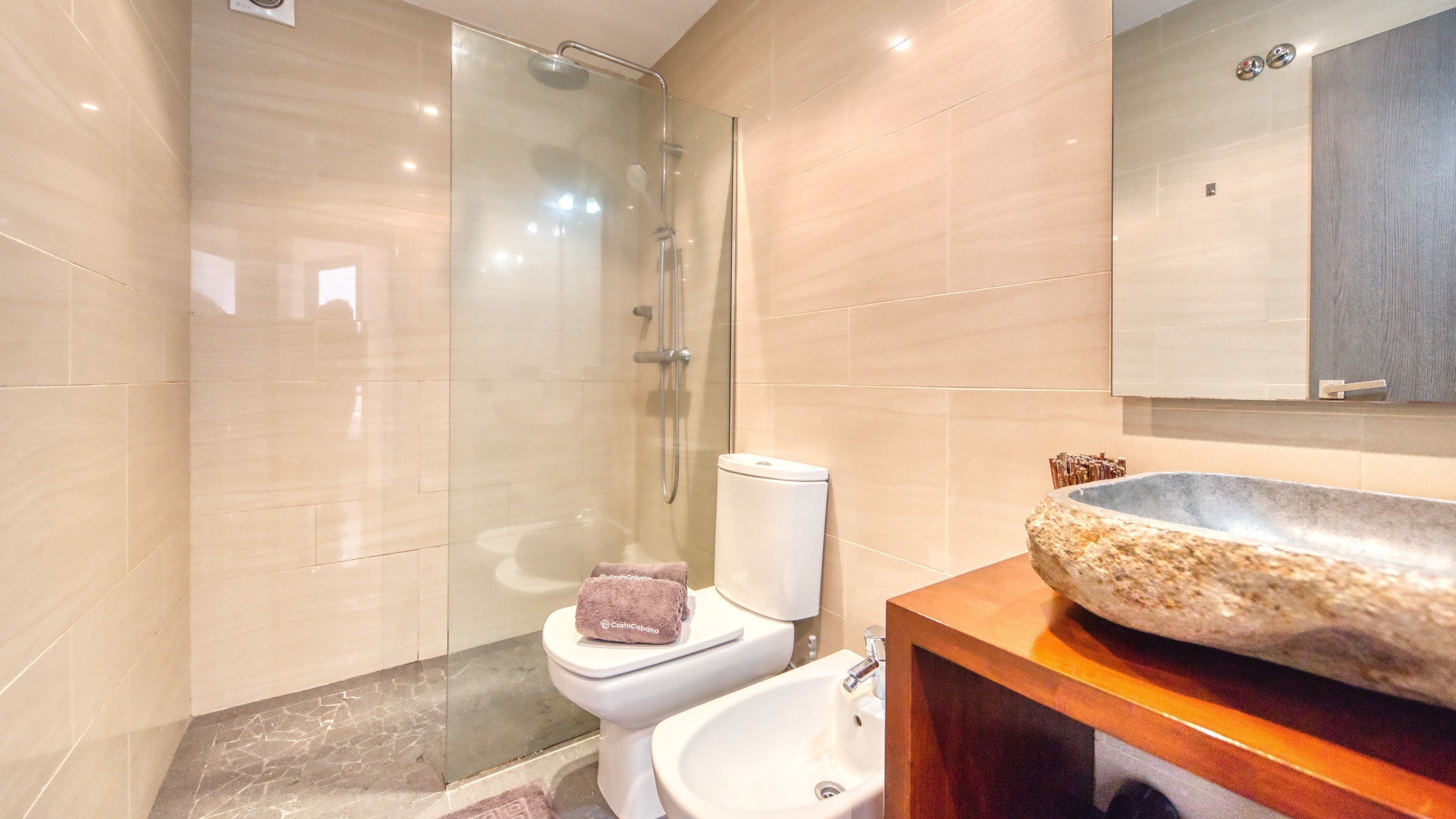 Ferienhäuser Costa Brava Spanien - Villa Olivia - Badezimmer