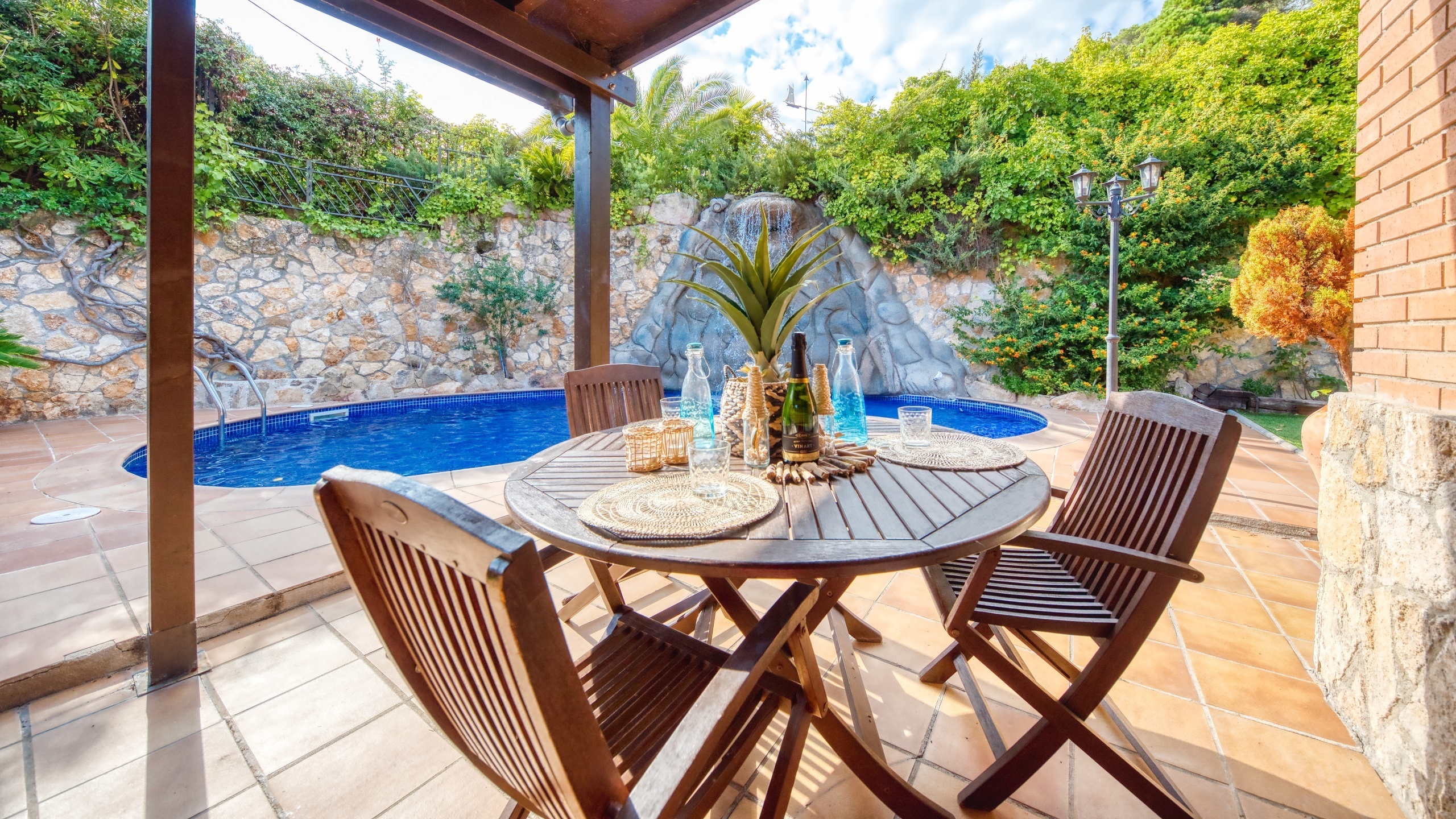 Ferienhäuser Costa Brava Spanien - Villa Alba - Terrasse
