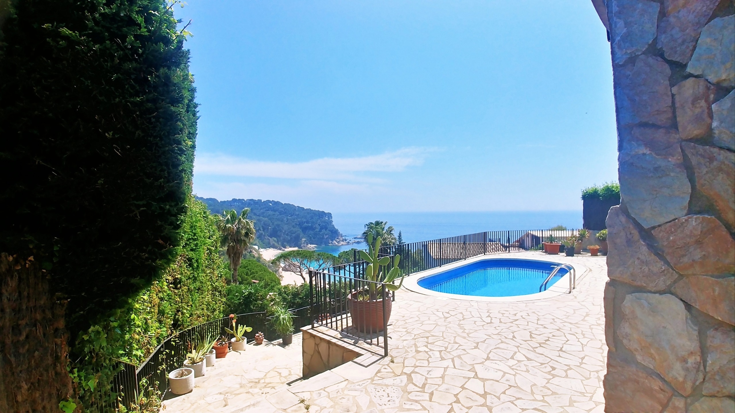 Ferienhäuser Costa Brava Spanien - Villa Flor - Eine der Aussichten