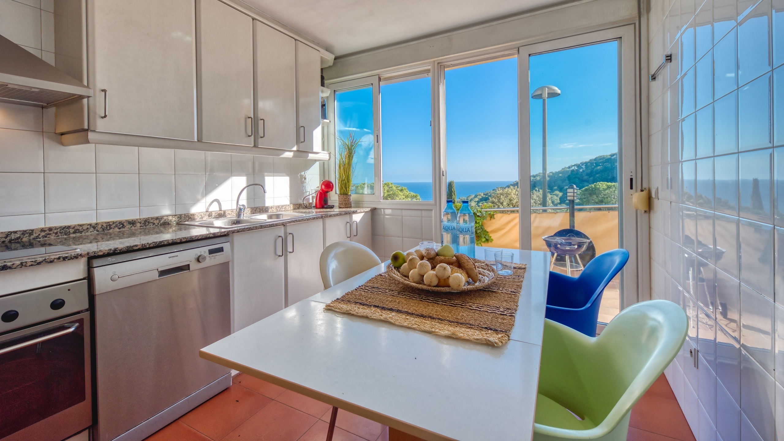 Ferienhäuser Costa Brava Spanien - Villa Santa Cristina - Küche