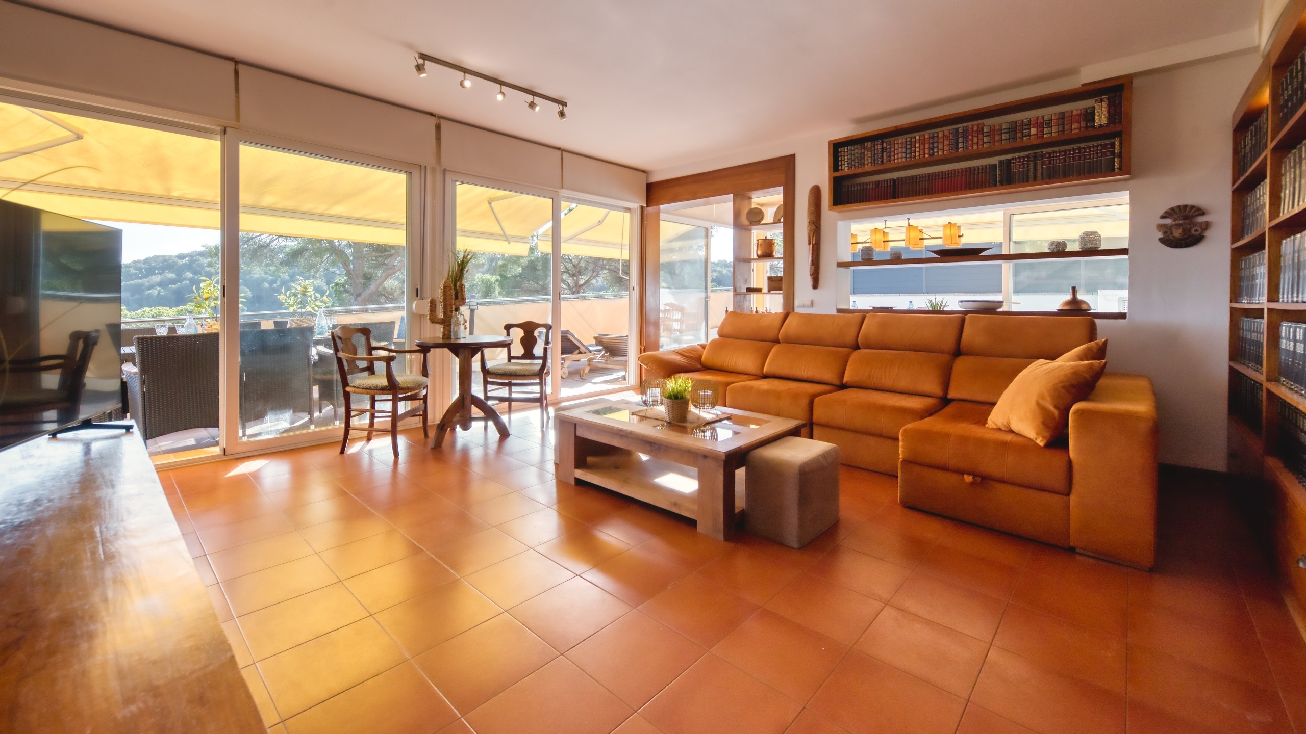 Ferienhäuser Costa Brava Spanien - Villa Santa Cristina - Wohnbereich