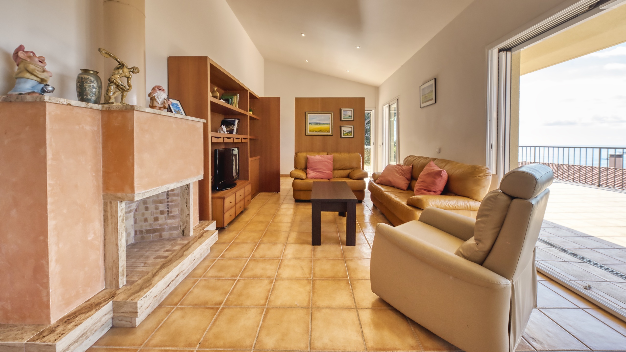Ferienhäuser Costa Brava Spanien - Villa Mauri - Wohnbereich