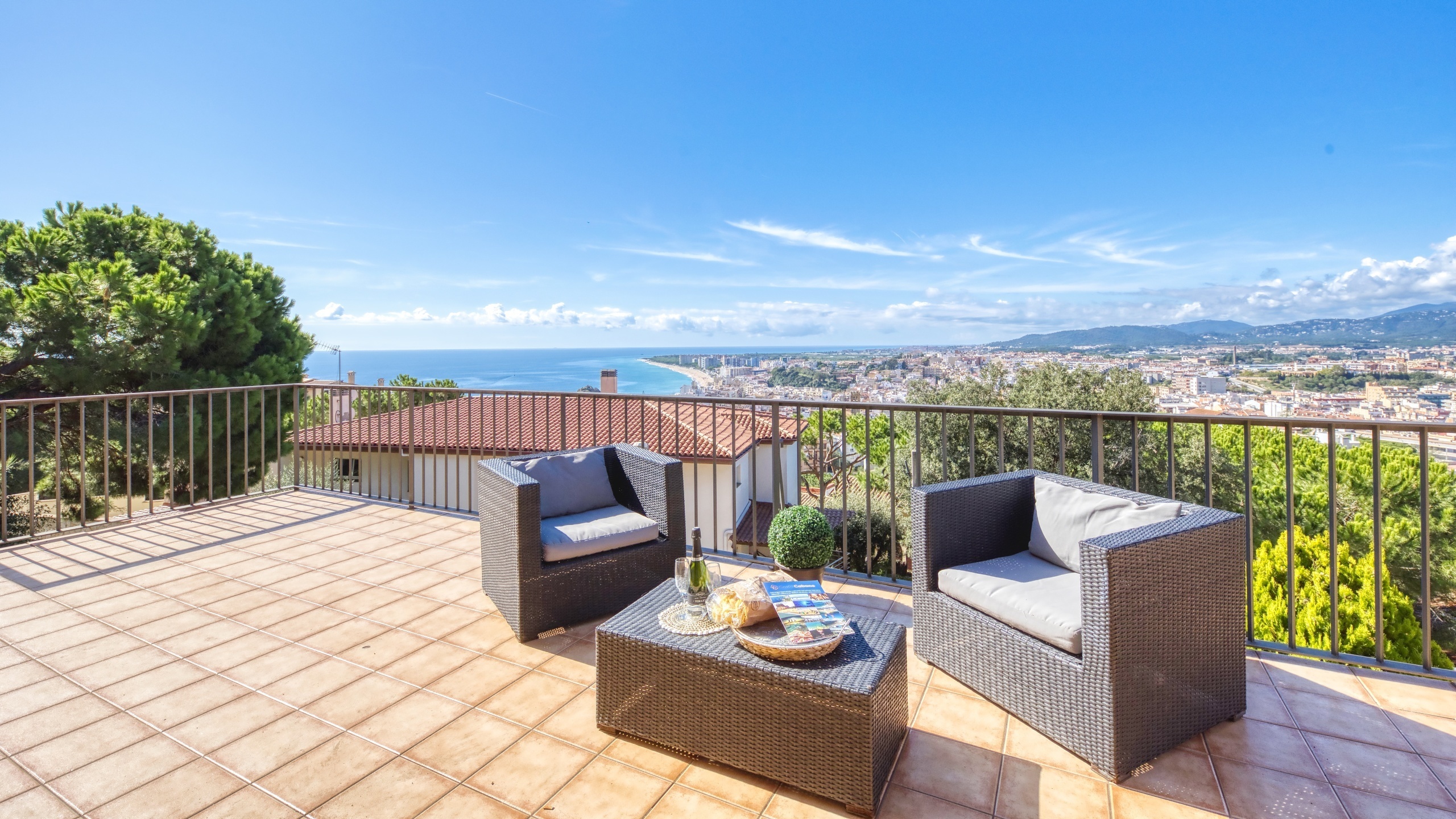Ferienhäuser Costa Brava Spanien - Villa Mauri - Lounge-Bereich