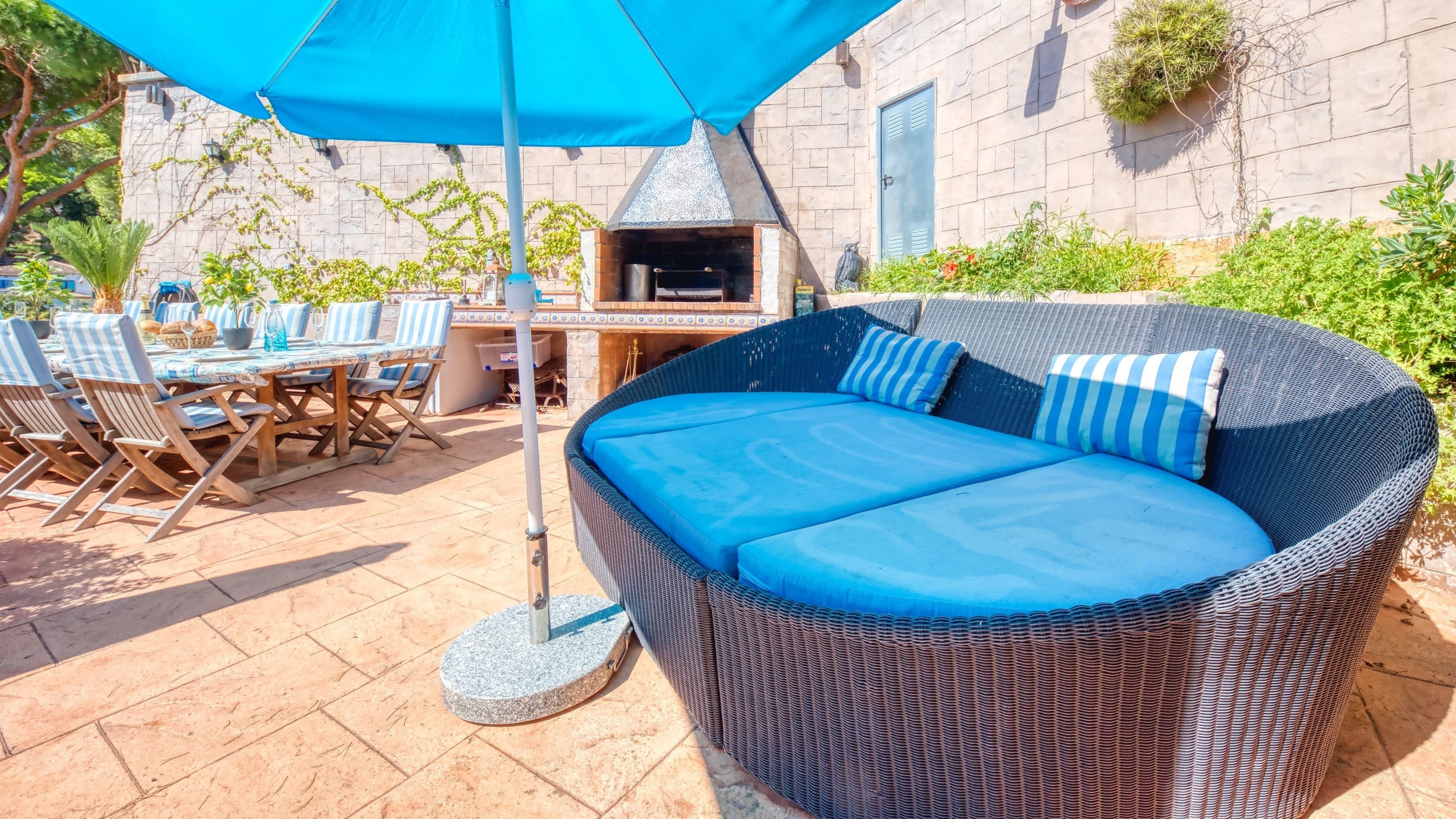 Ferienhäuser Costa Brava Spanien - Villa Infinity - Lounge-Bereich