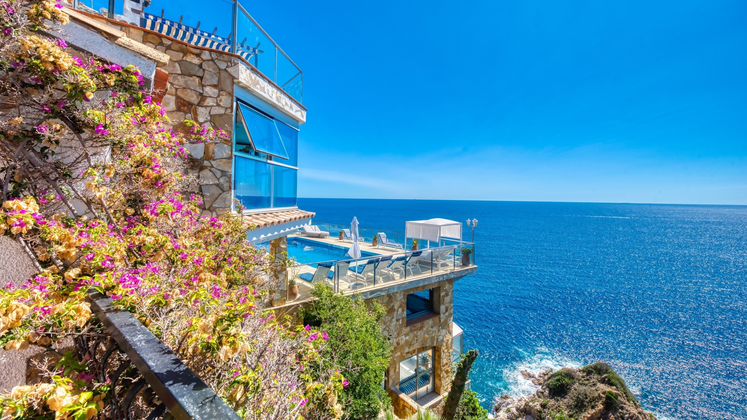 Ferienhäuser Costa Brava Spanien - Villa Infinity - Eine der Aussichten