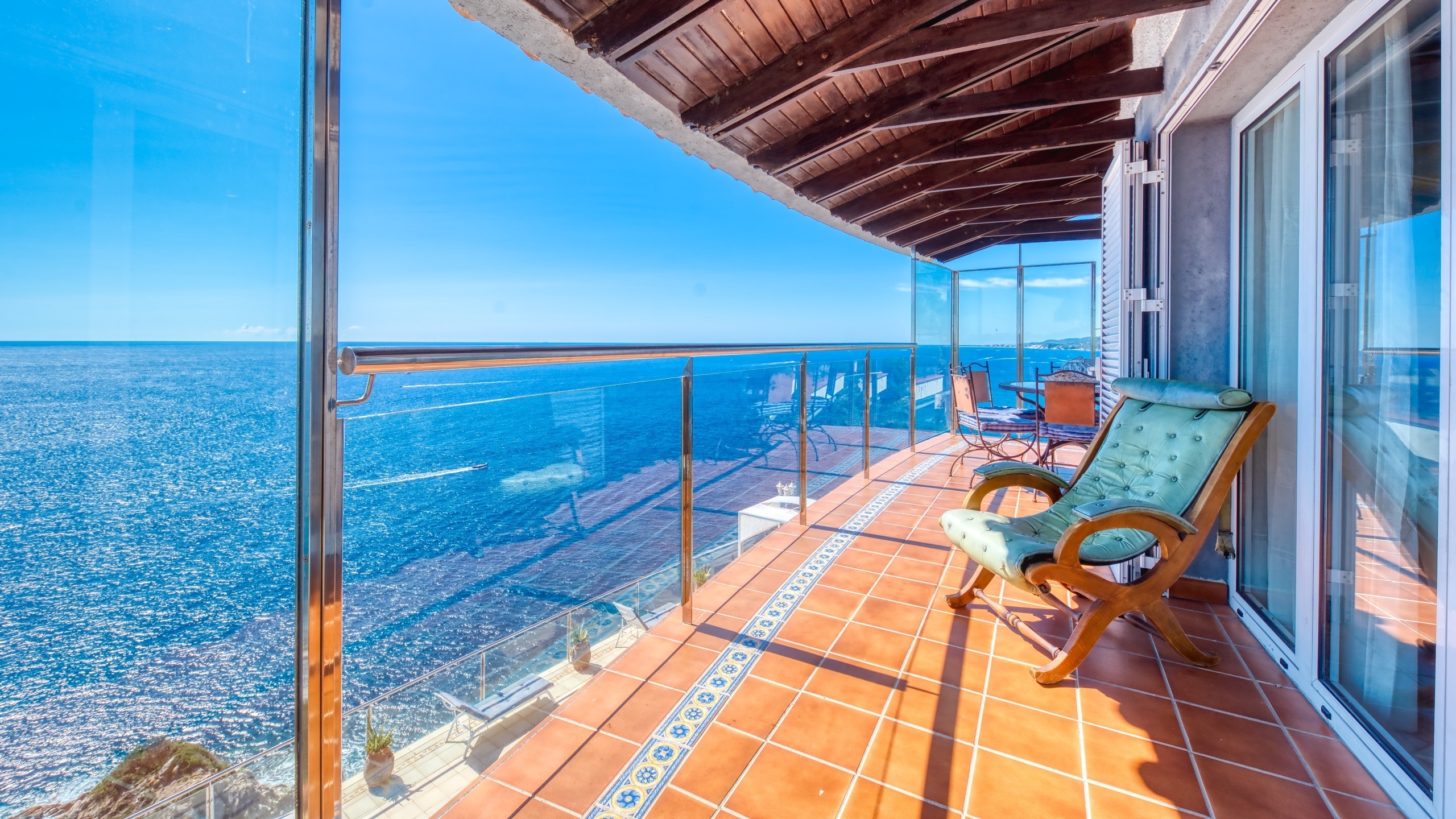 Ferienhäuser Costa Brava Spanien - Villa Infinity - Terrasse