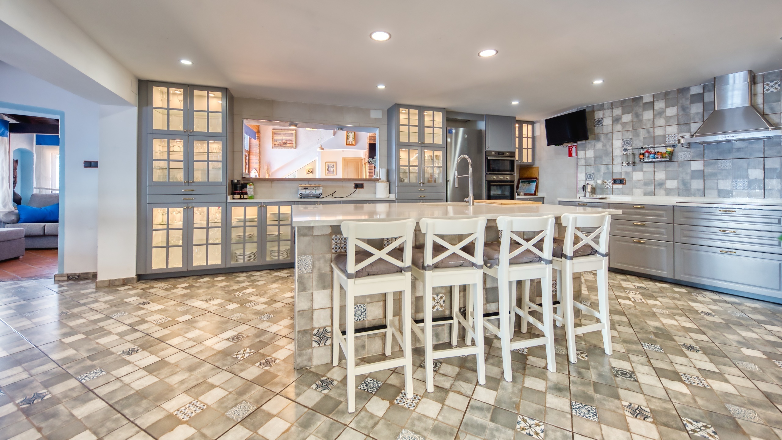 Ferienhäuser Costa Brava Spanien - Villa Infinity - Offene Küche