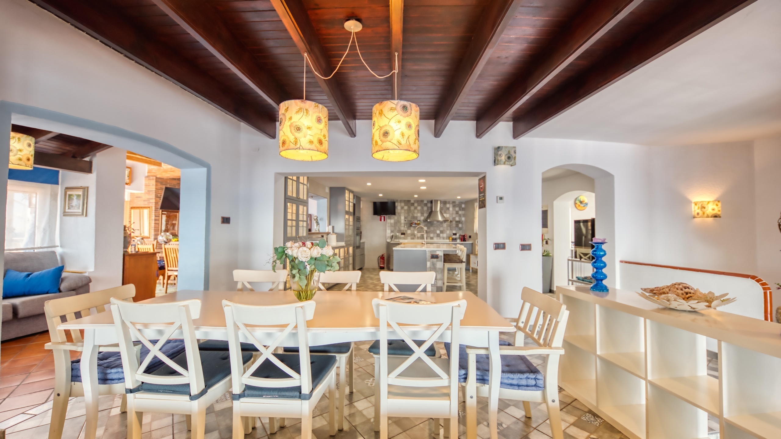 Ferienhäuser Costa Brava Spanien - Villa Infinity - Essecke