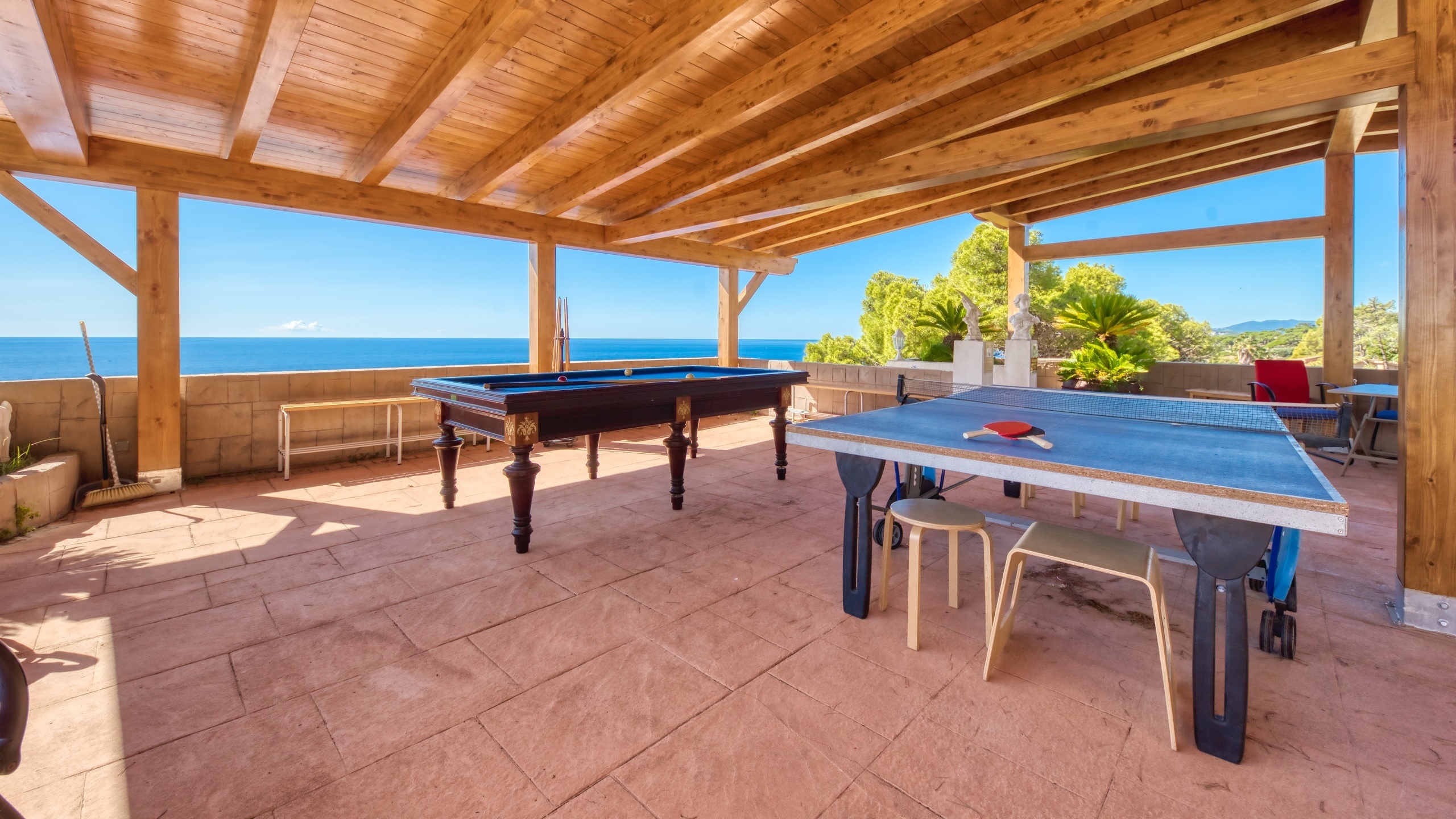 Ferienhäuser Costa Brava Spanien - Villa Infinity - Spielplatz