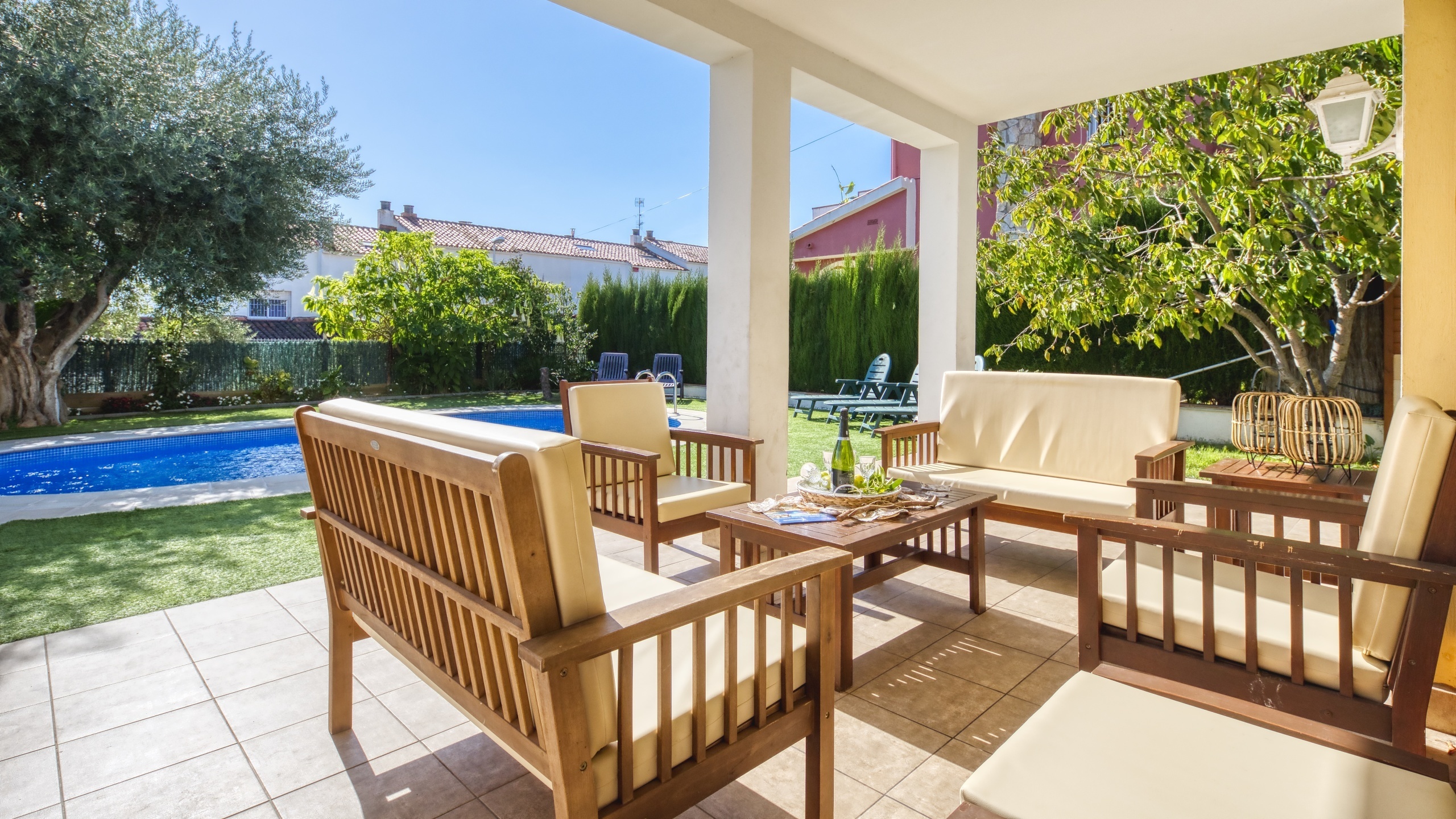 Ferienhäuser Costa Brava Spanien - Villa Baileys - Terrasse