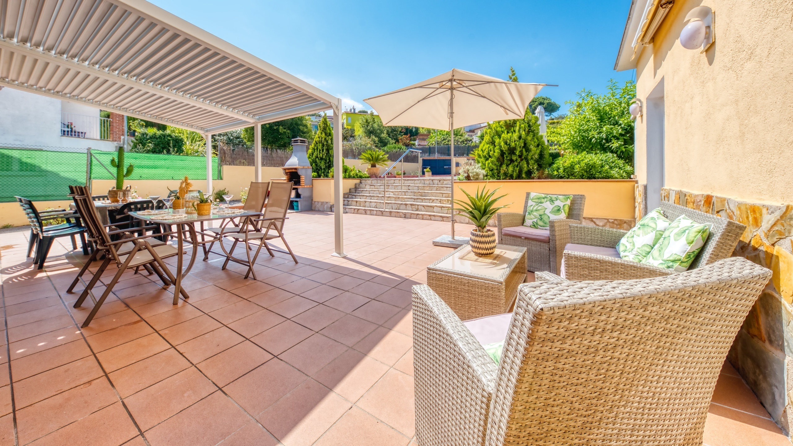 Ferienhäuser Costa Brava Spanien - Villa Miro - Terrasse