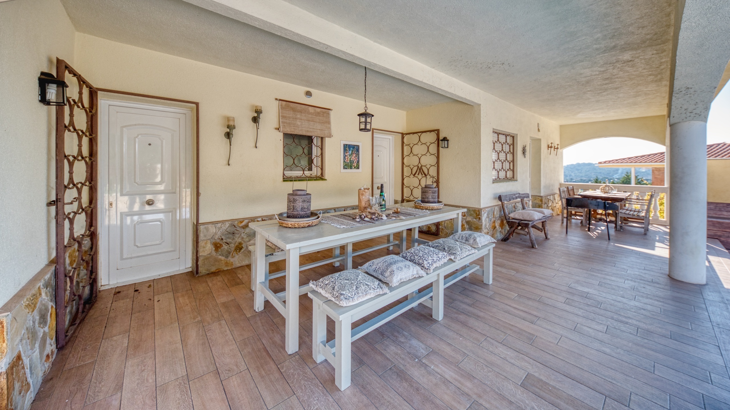 Ferienhäuser Costa Brava Spanien - Villa Madonna - Grillplatz