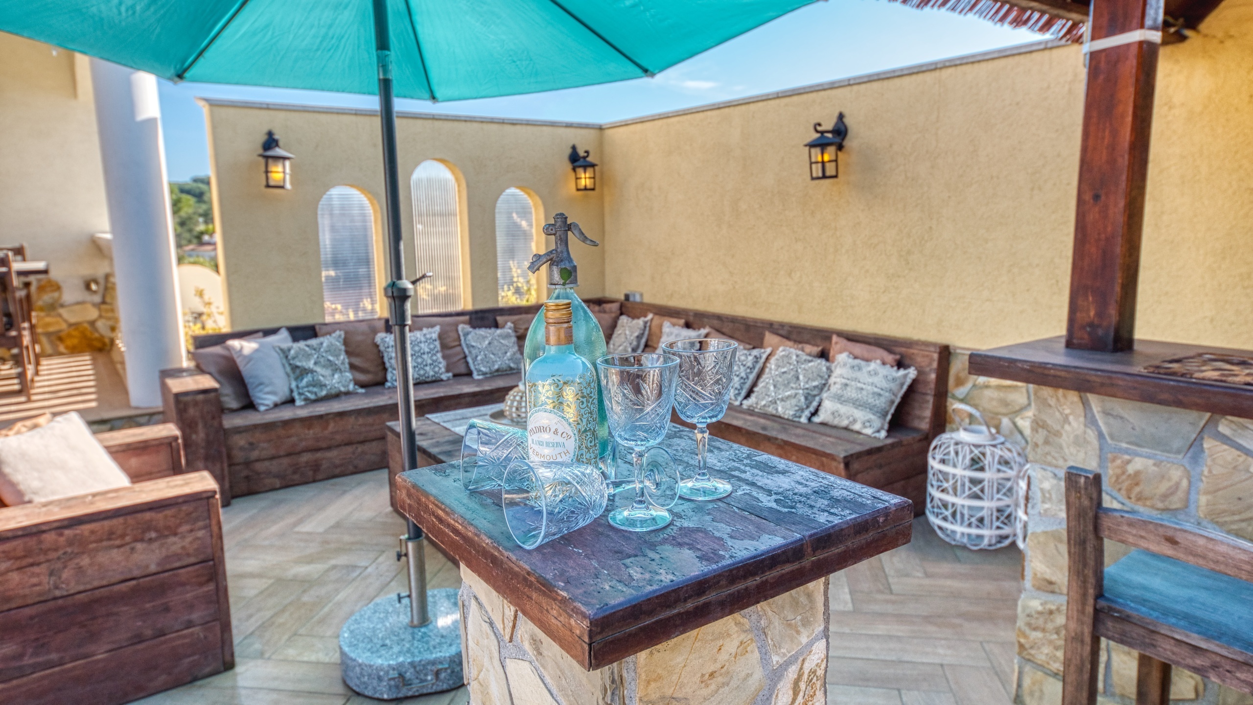 Ferienhäuser Costa Brava Spanien - Villa Madonna - Lounge-Bereich