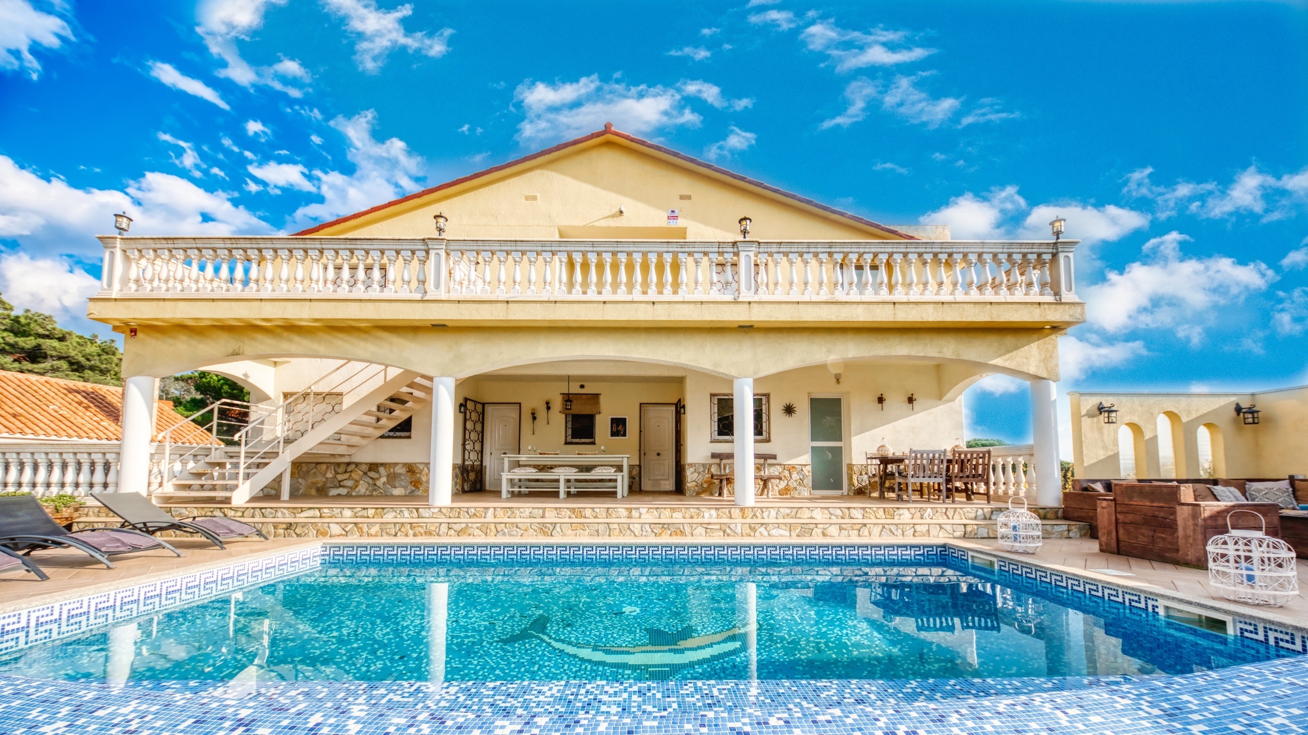 Ferienhäuser Costa Brava Spanien - Villa Madonna - Villa außen