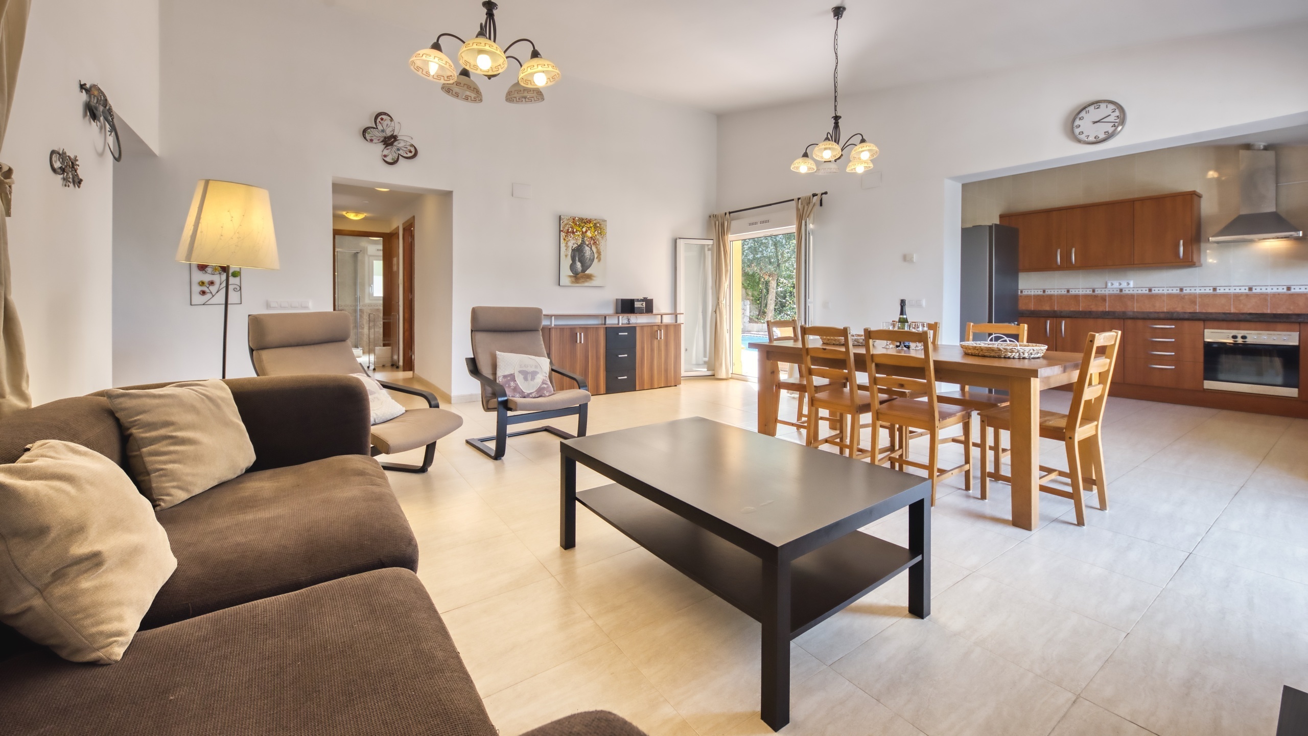 Ferienhäuser Costa Brava Spanien - Villa Esmee - Wohnbereich