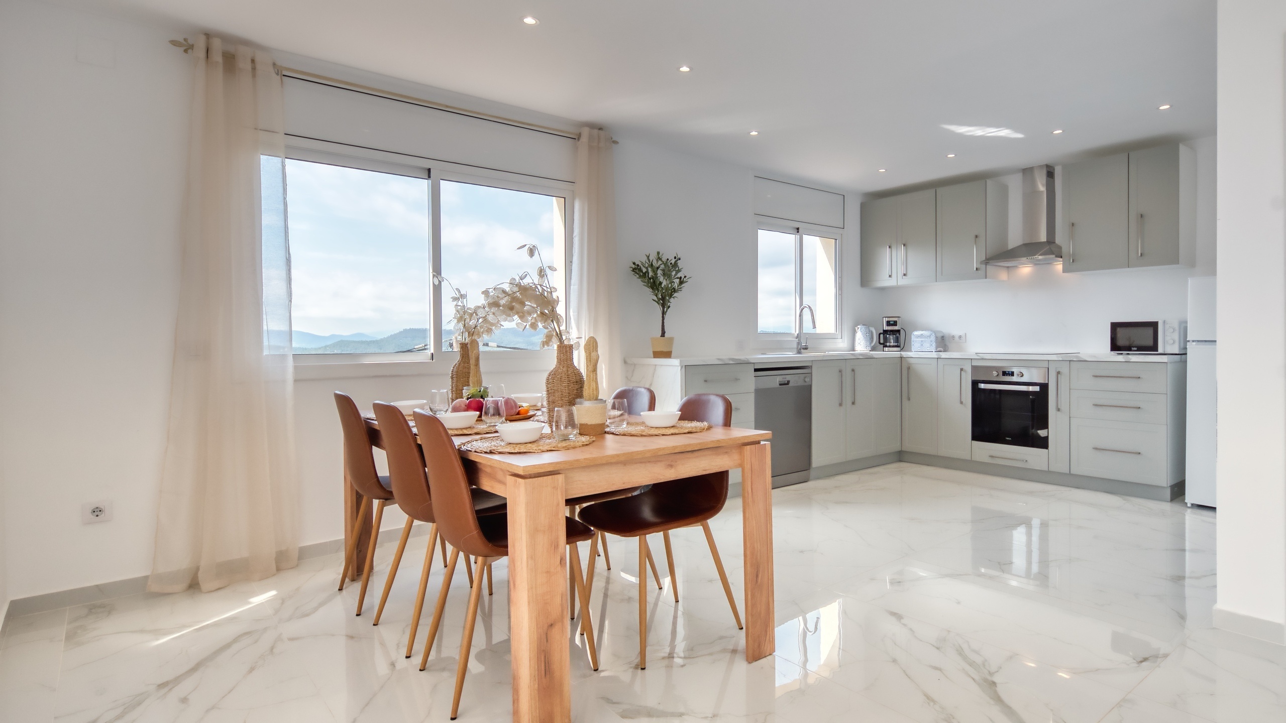 Ferienhäuser Costa Brava Spanien - Villa La Luna - Küche