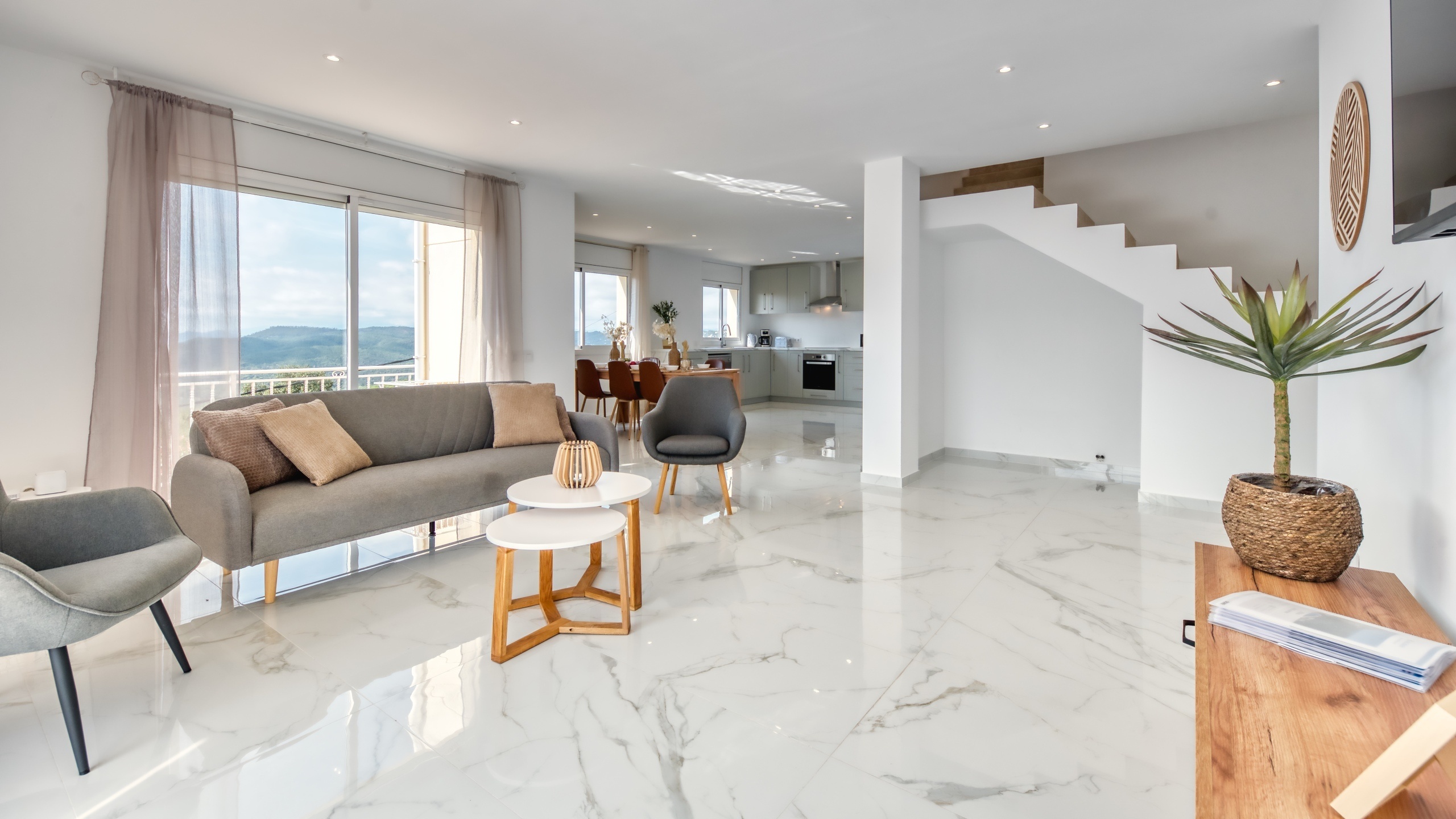 Ferienhäuser Costa Brava Spanien - Villa La Luna - Wohnbereich