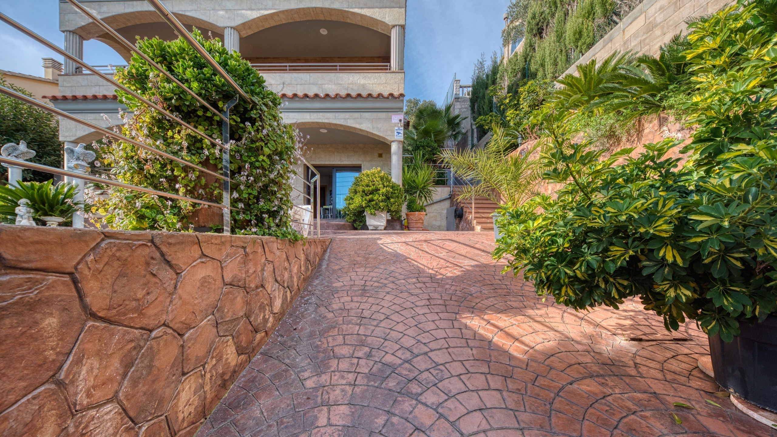 Ferienhäuser Costa Brava Spanien - Villa Grace - Eingang