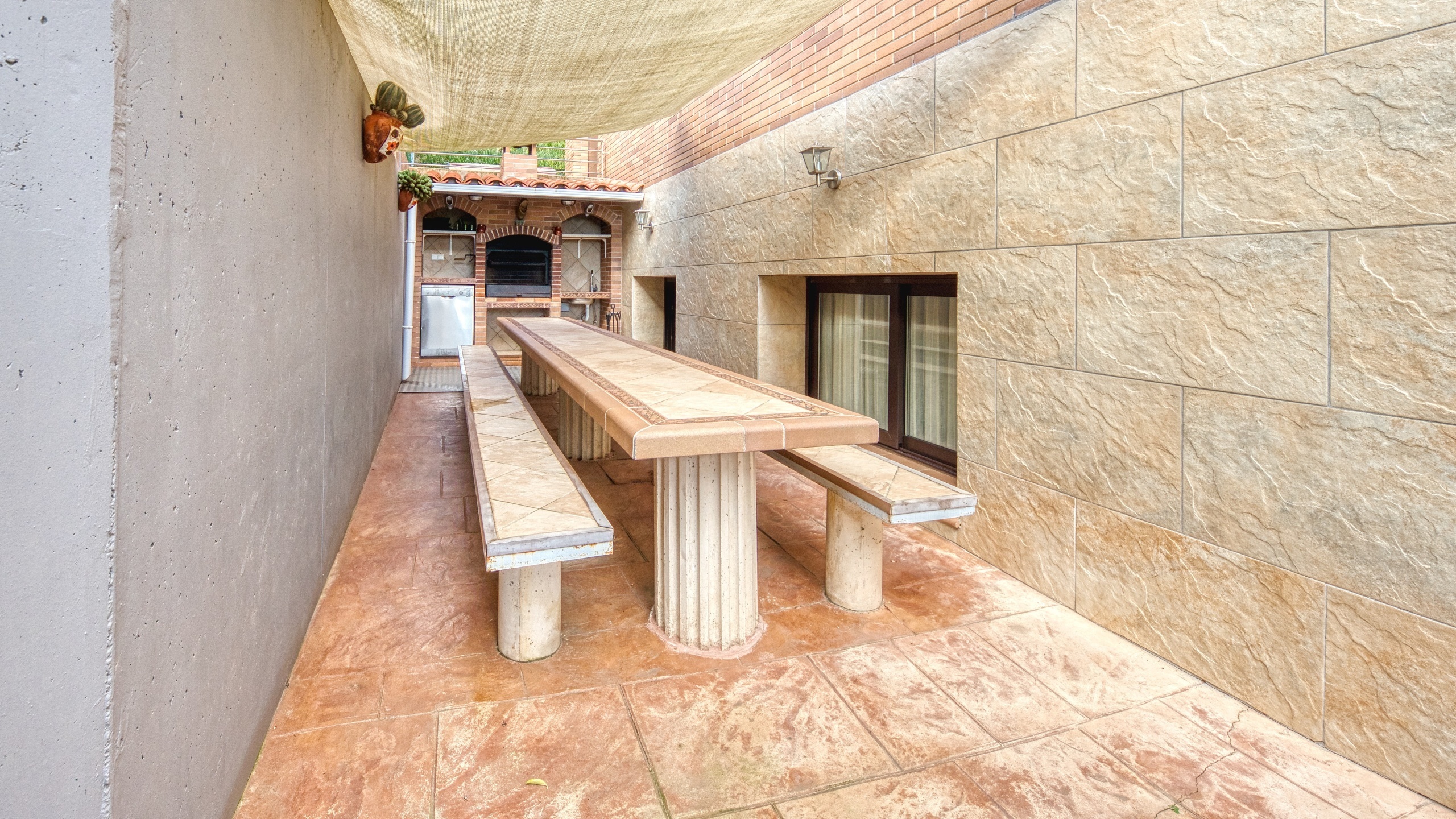 Ferienhäuser Costa Brava Spanien - Villa Grace - Grillplatz