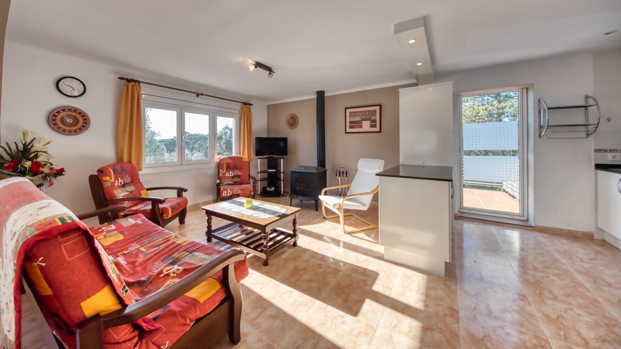 Ferienhäuser Costa Brava Spanien - Villa Elfi - Wohnbereich
