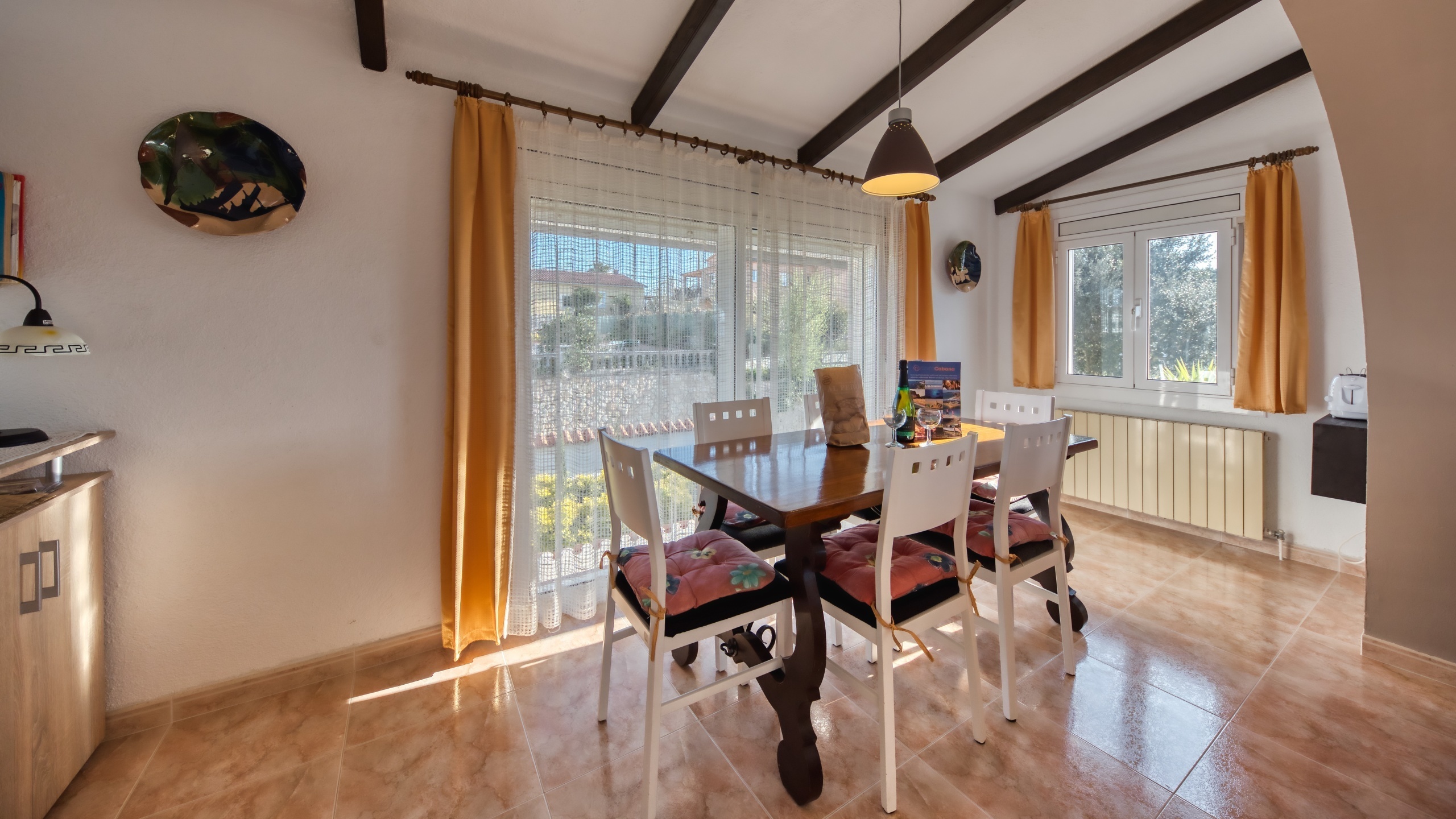 Ferienhäuser Costa Brava Spanien - Villa Elfi - Essecke