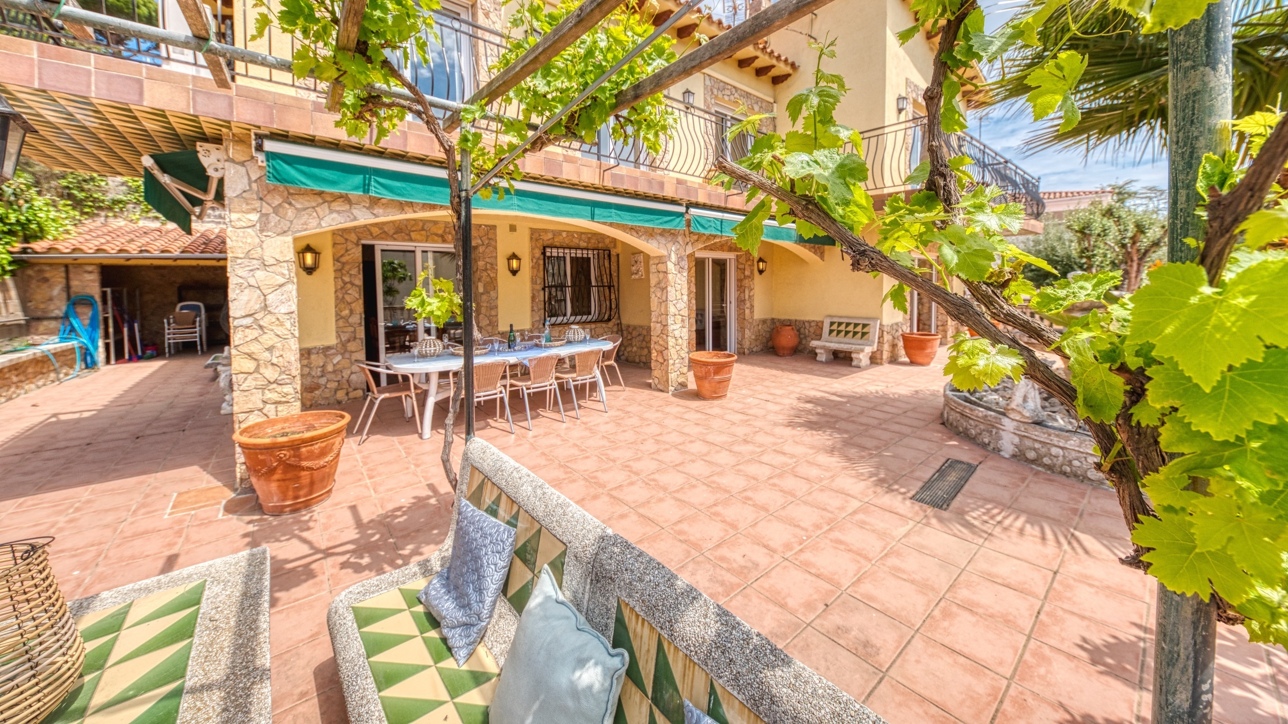 Ferienhäuser Costa Brava Spanien - Villa Dolce Vita - Lounge-Bereich