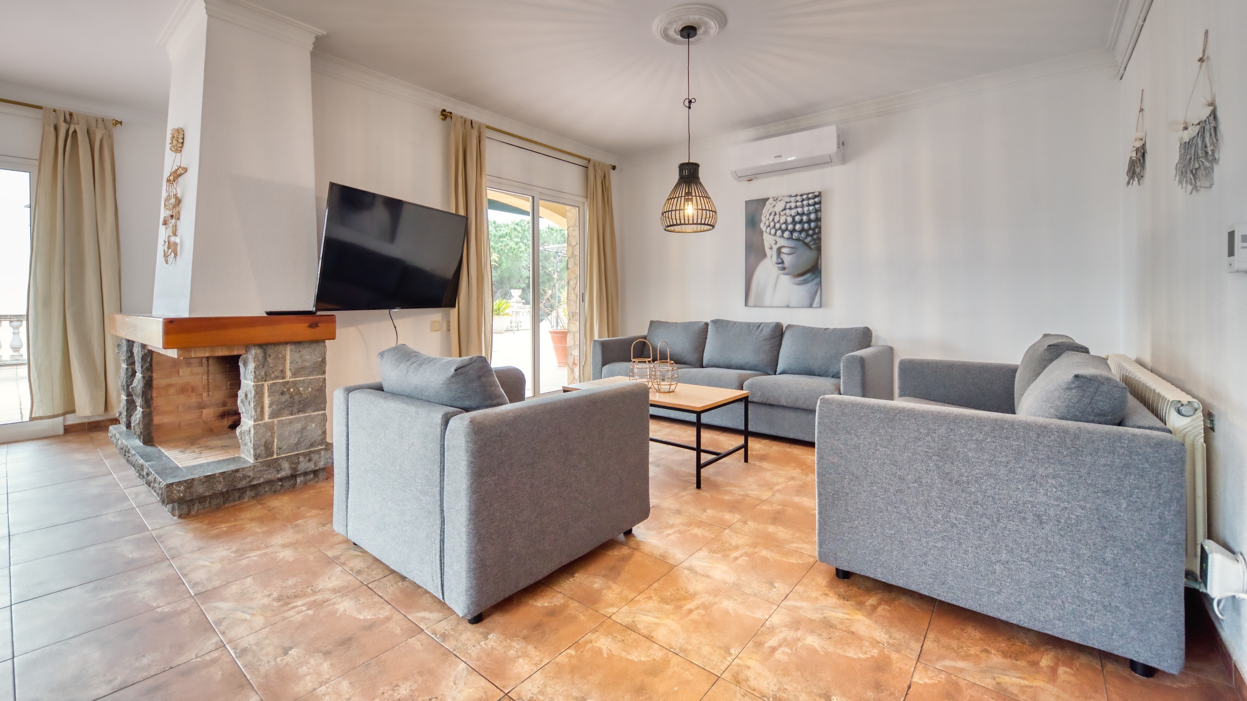 Ferienhäuser Costa Brava Spanien - Villa Dolce Vita - Wohnbereich
