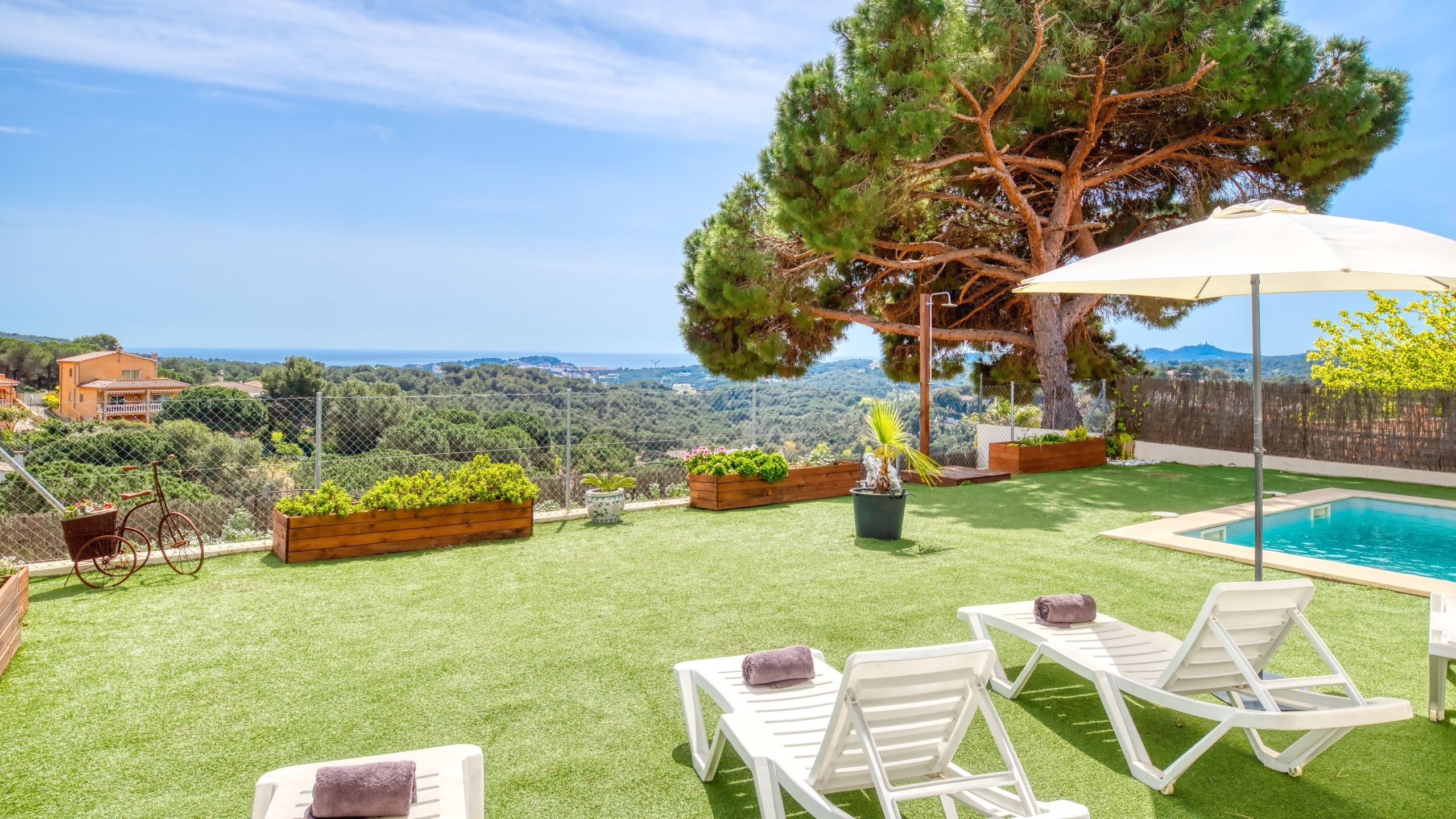 Ferienhäuser Costa Brava Spanien - Villa Macey - Eine der Aussichten