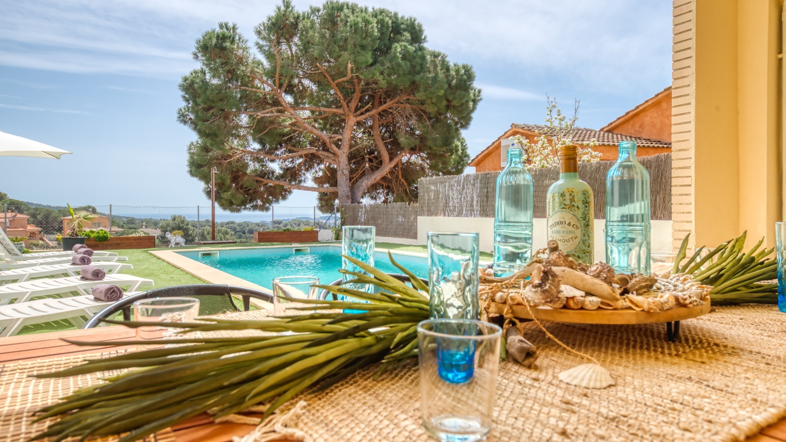 Ferienhäuser Costa Brava Spanien - Villa Macey - Terrasse