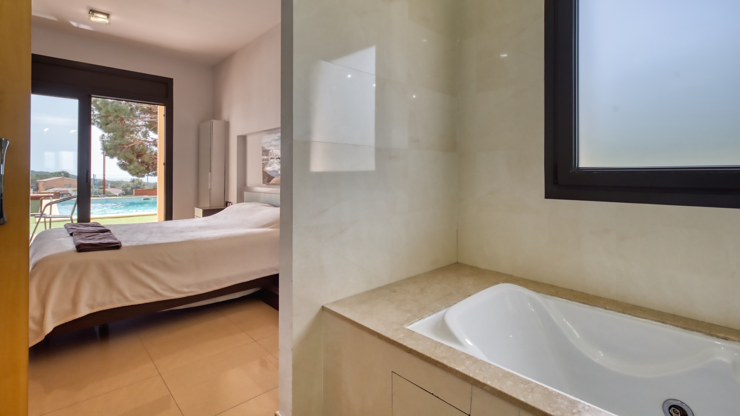 Ferienhäuser Costa Brava Spanien - Villa Macey - En-suite Badezimmer 