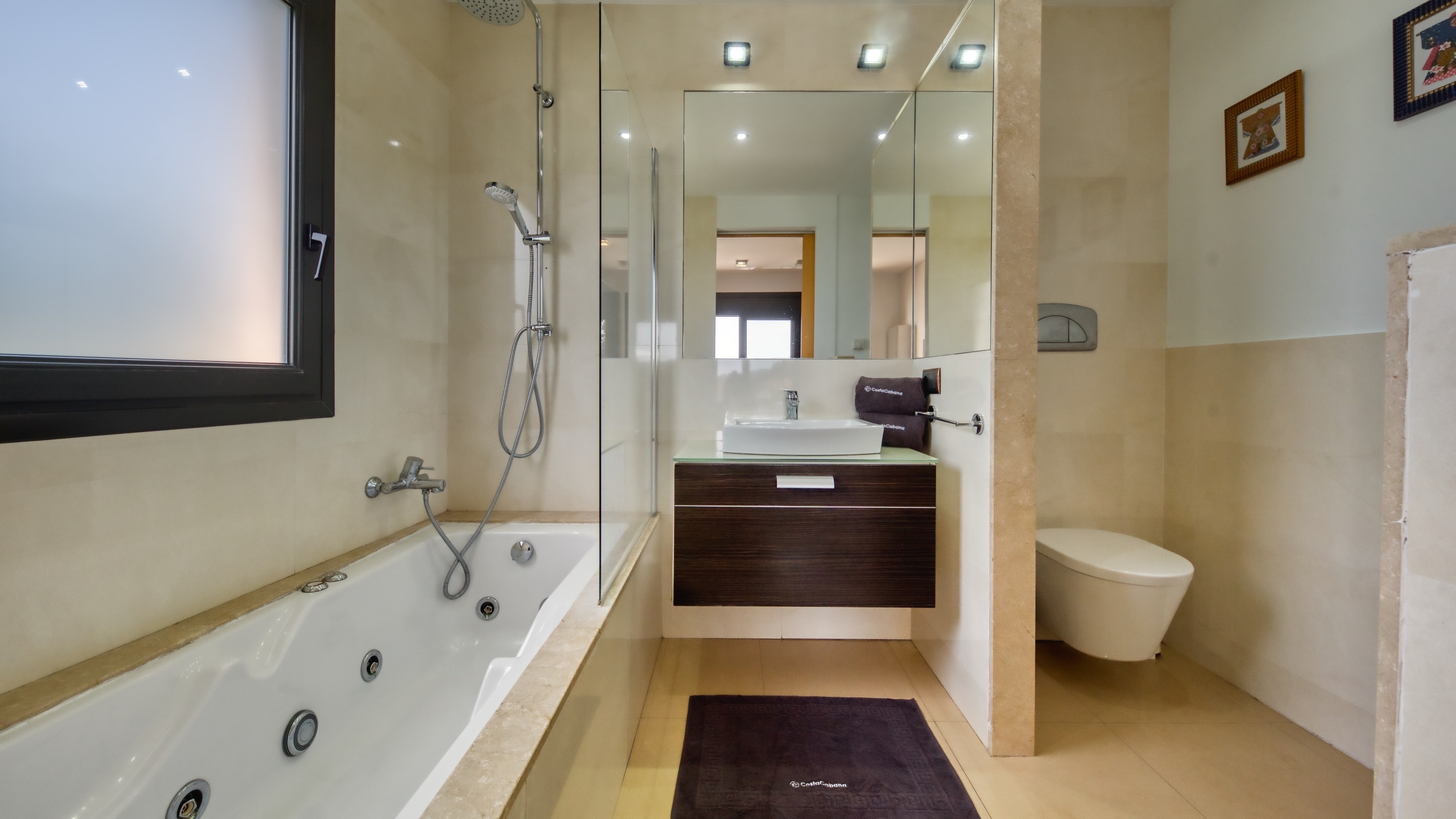 Ferienhäuser Costa Brava Spanien - Villa Macey - En-suite Badezimmer 