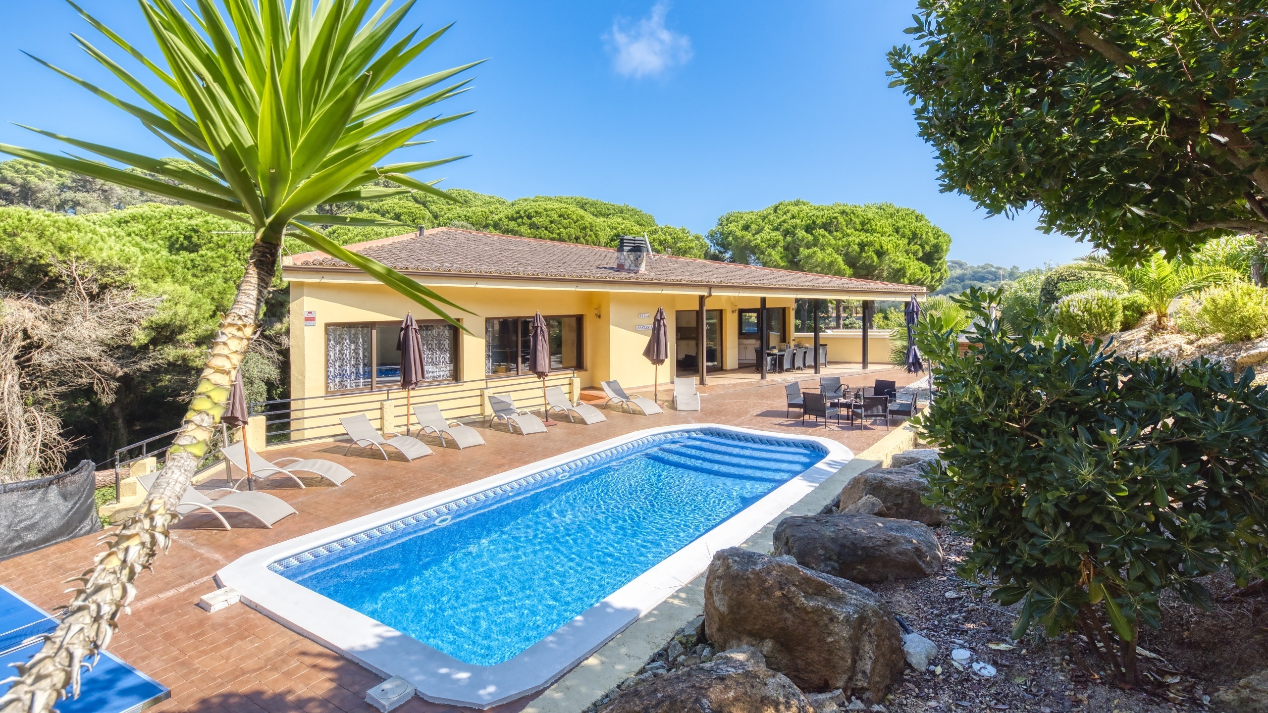 Ferienhäuser Costa Brava Spanien - Villa Anastasia - Schwimmbad